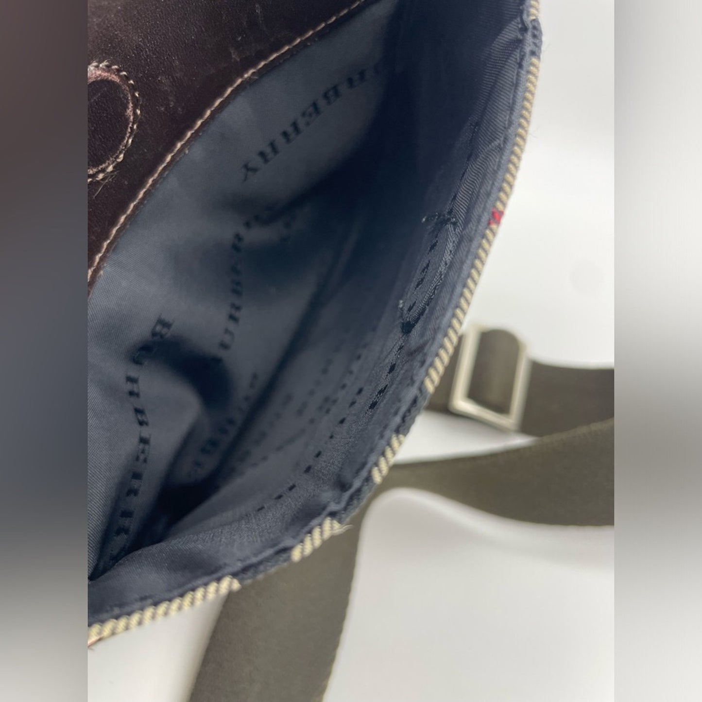 SOLD! Burberry Nova Print Sling Bag
