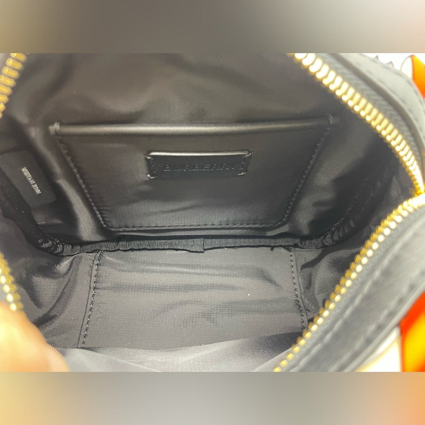 Burberry Camera Print Sling/Crossbody Bag