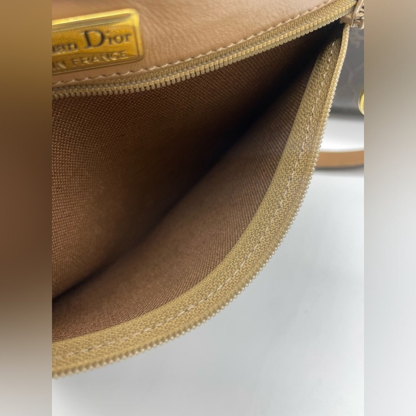 Christian Dior Honeycomb Bucket Sling Bag