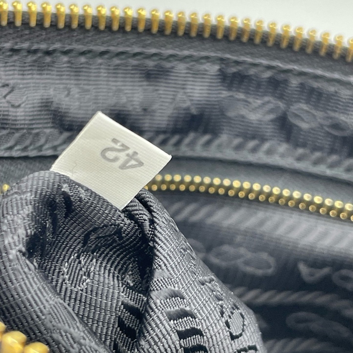 Prada Nylon Pochette Hand Bag