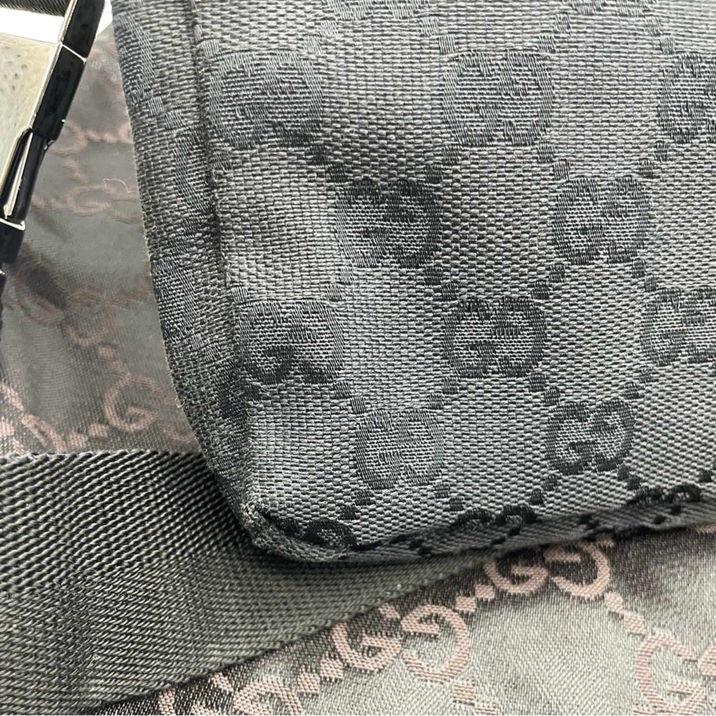SOLD! Gucci Canvas Belt Bag