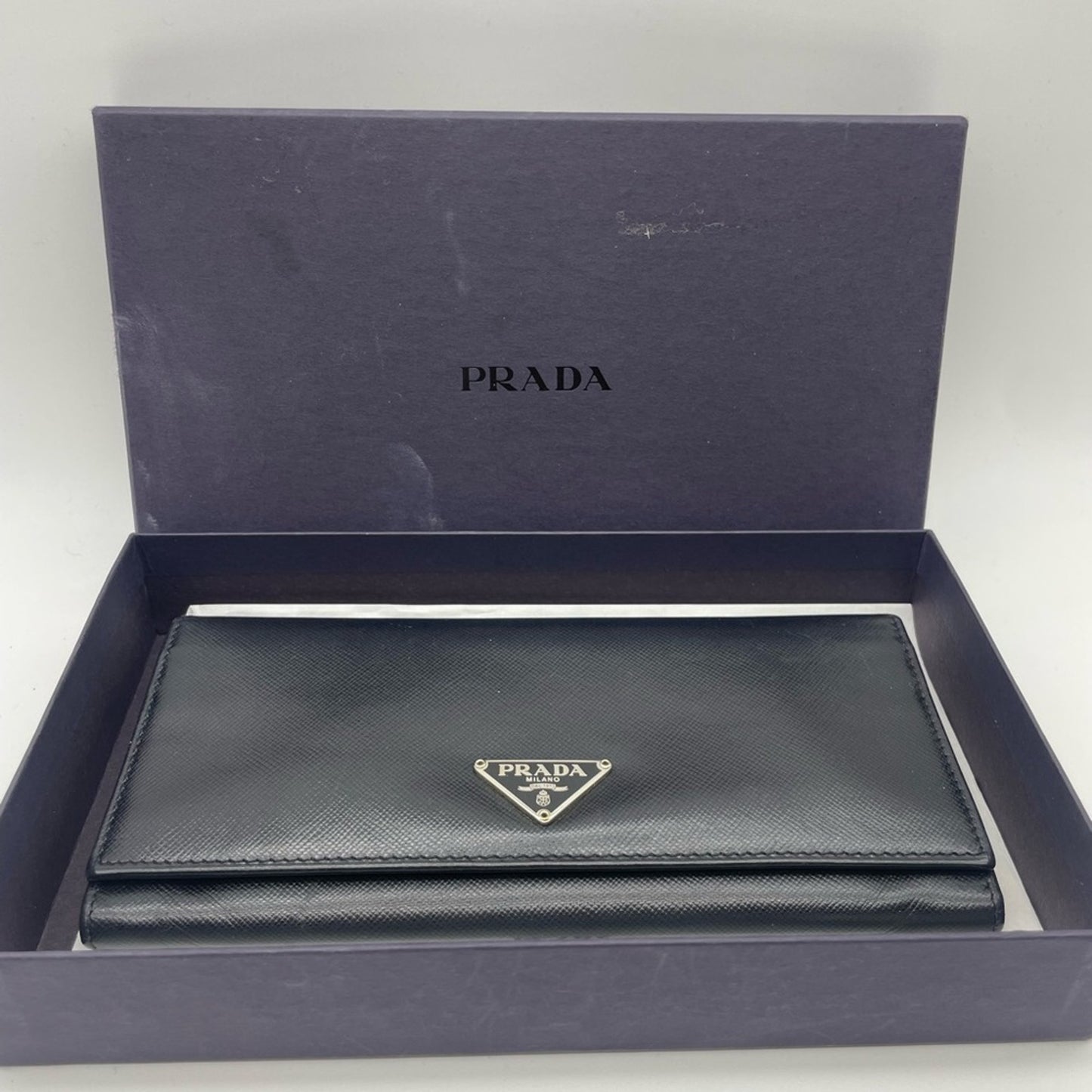 SOLD! Prada Saffiano Leather Bifold Wallet
