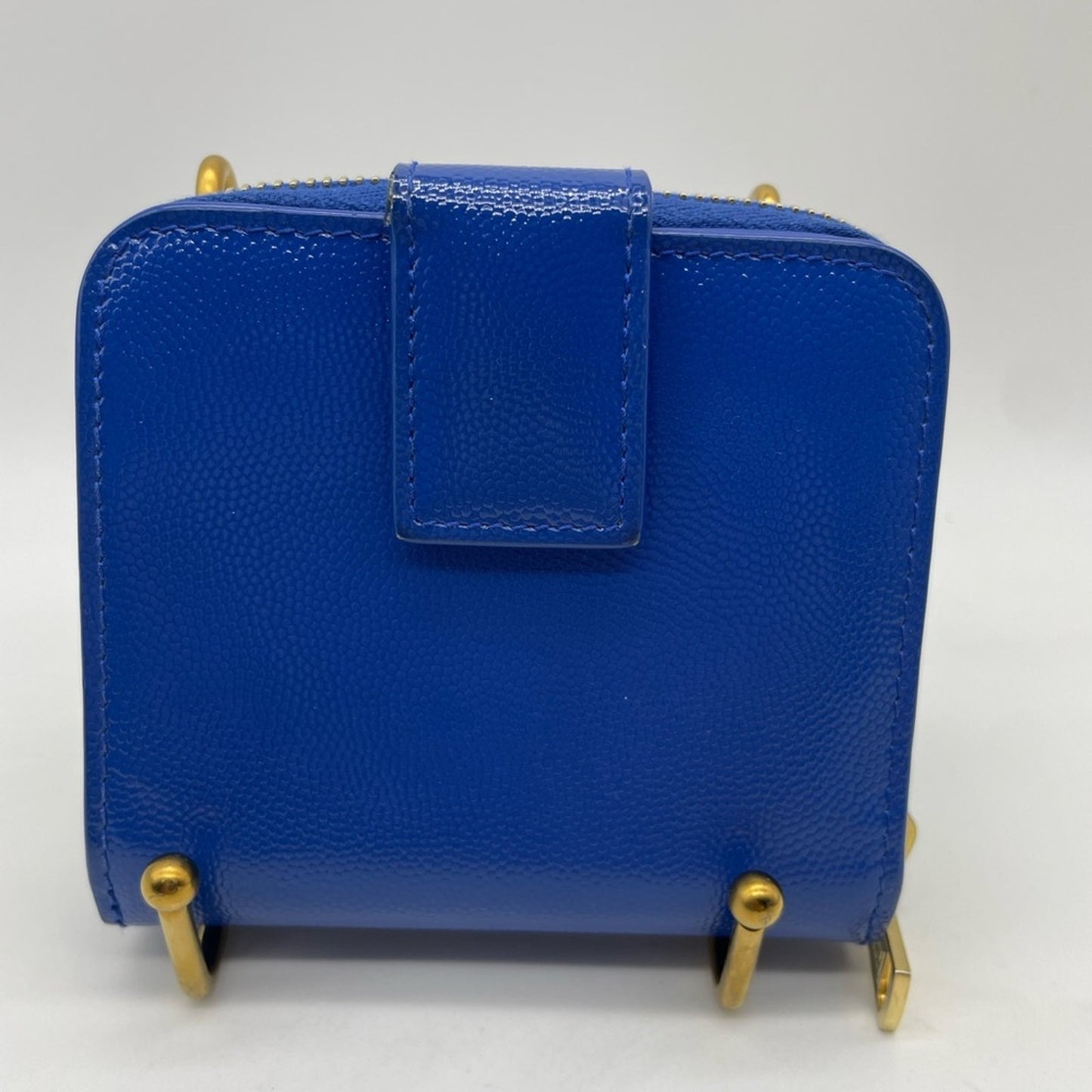 SOLD! Yves Saint Laurent Leather Short Zippy Wallet
