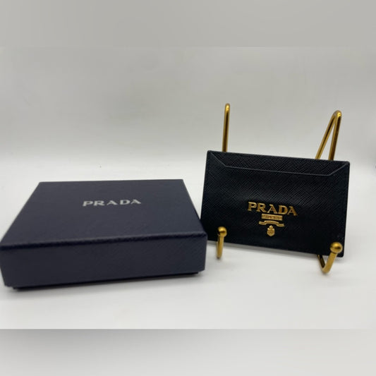 Prada Black Card Holder