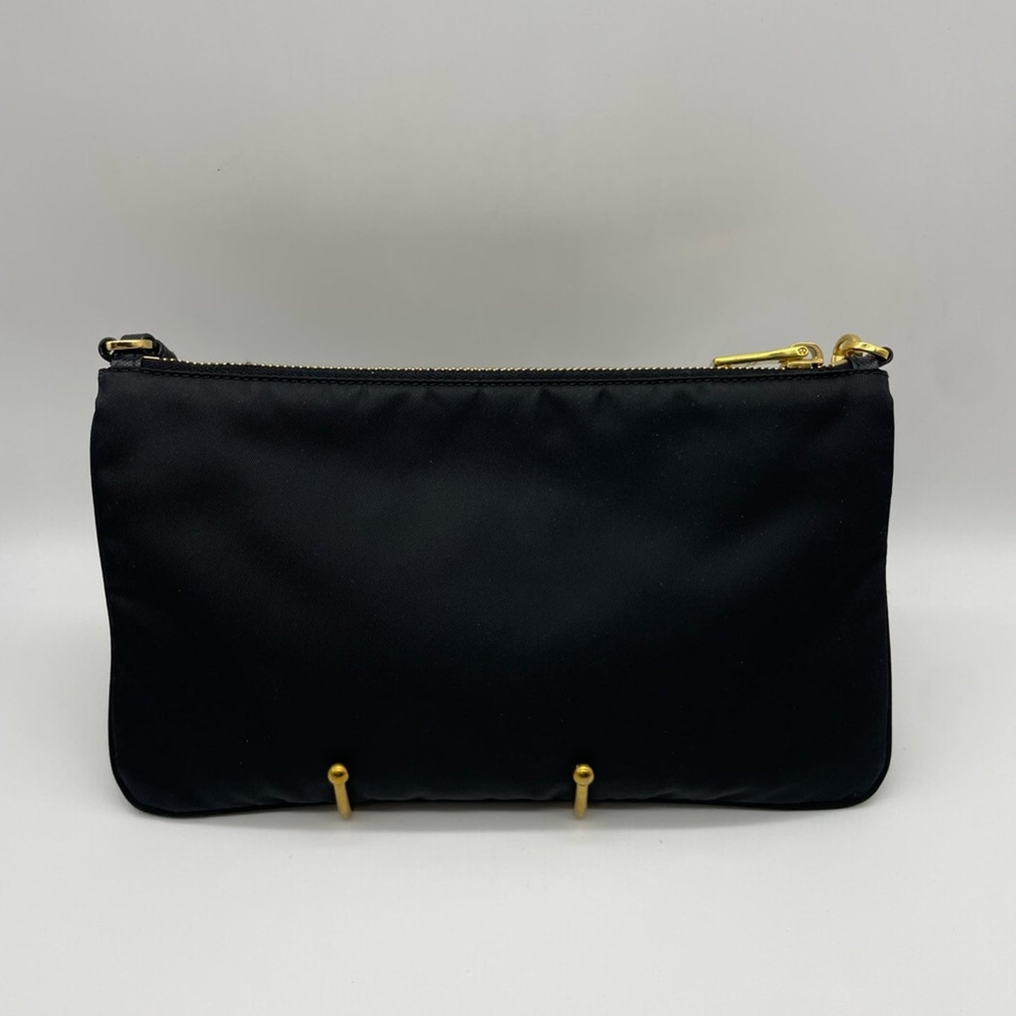 Prada Nylon Pochette Hand Bag