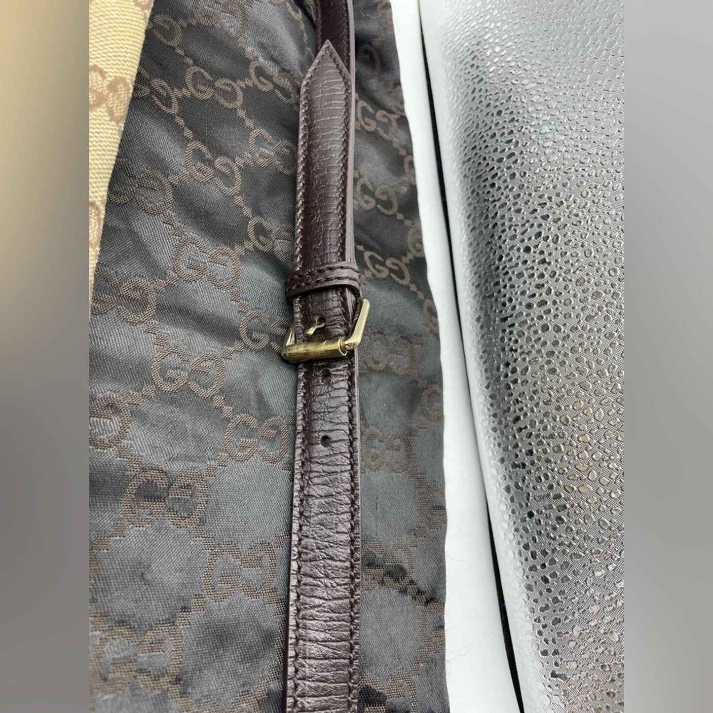 SOLD! Gucci Sherry Line Canvas Sling/Crossbody Bag