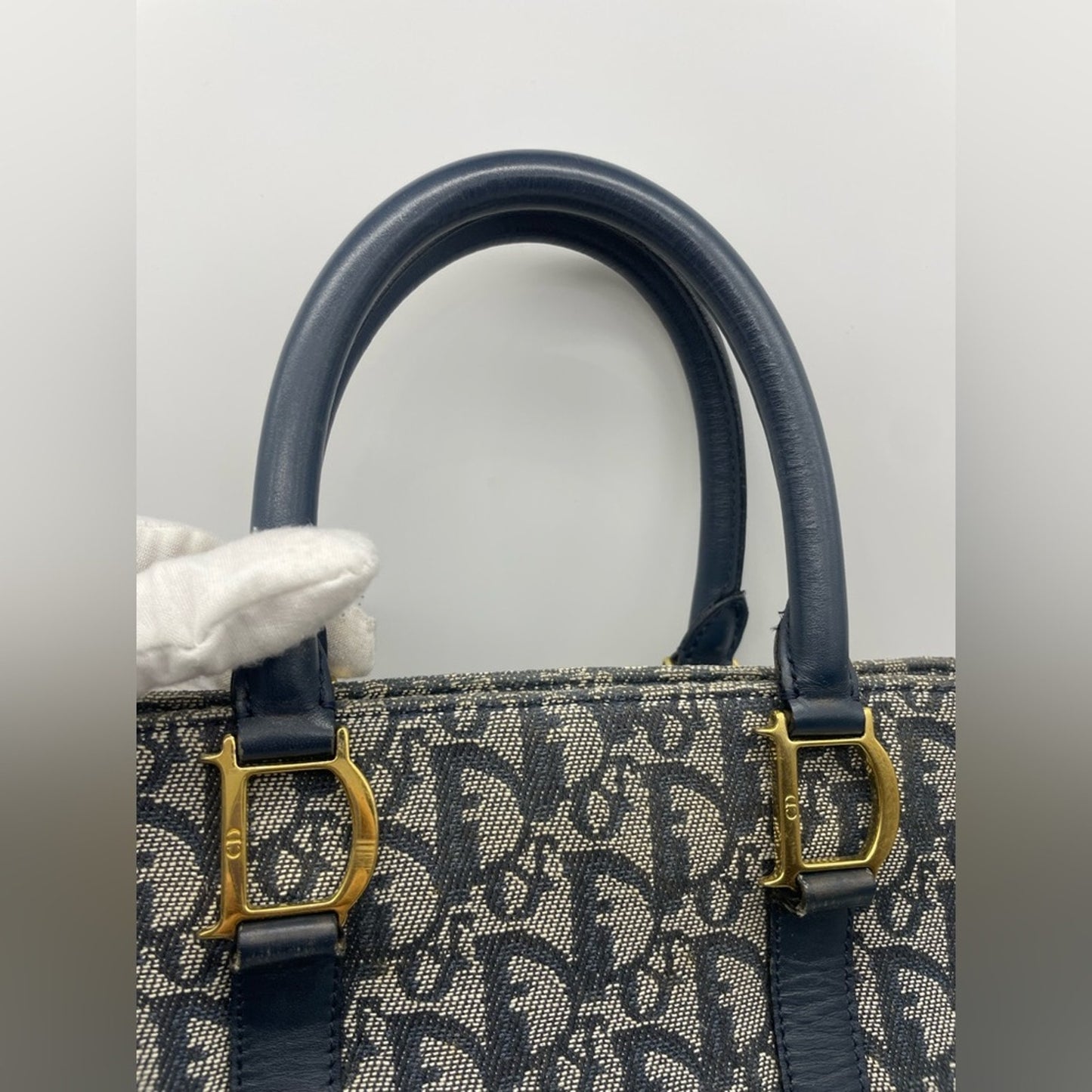 SOLD! Christian Dior Oblique Top Handle Bag