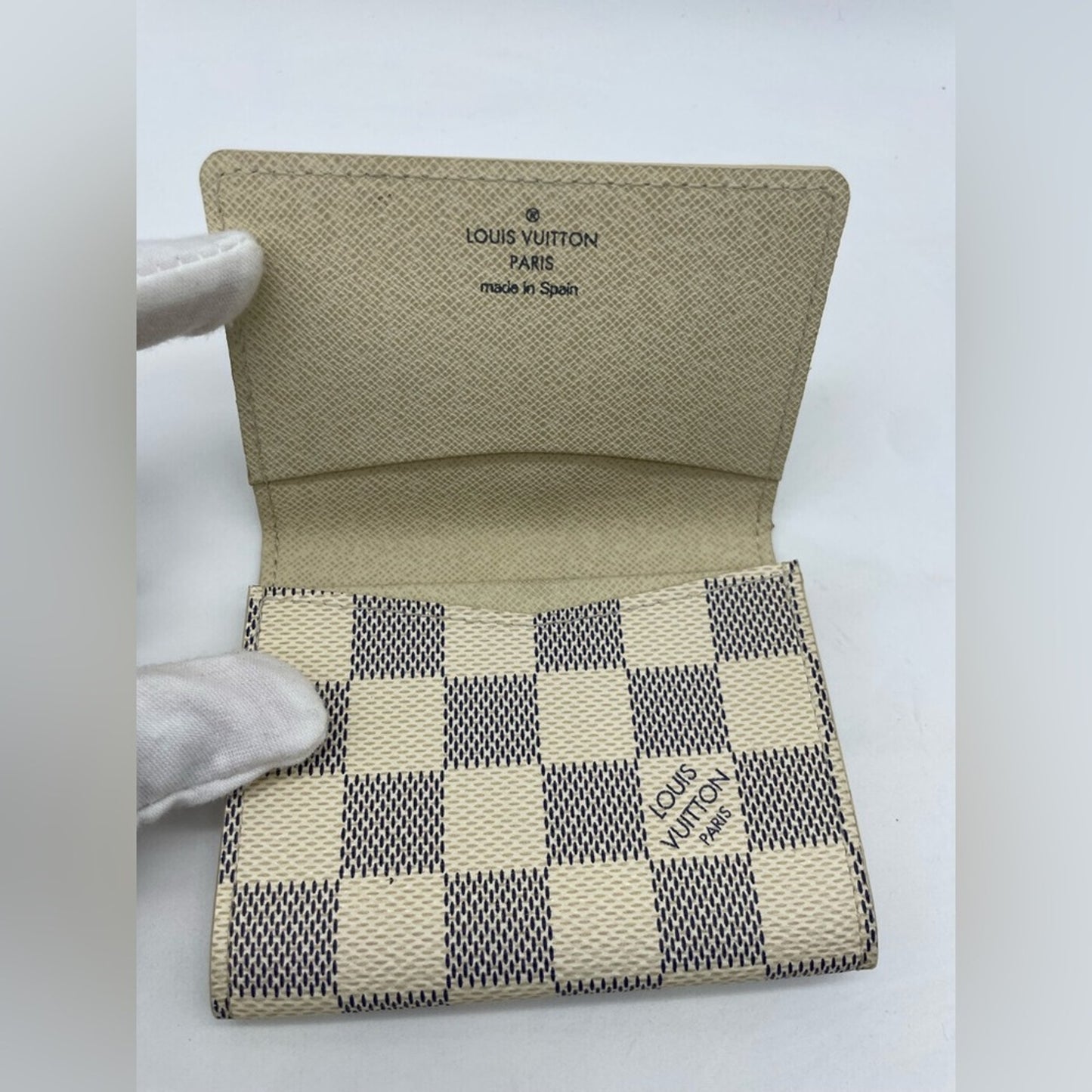 SOLD! Louis Vuitton Azur Card Case Wallet