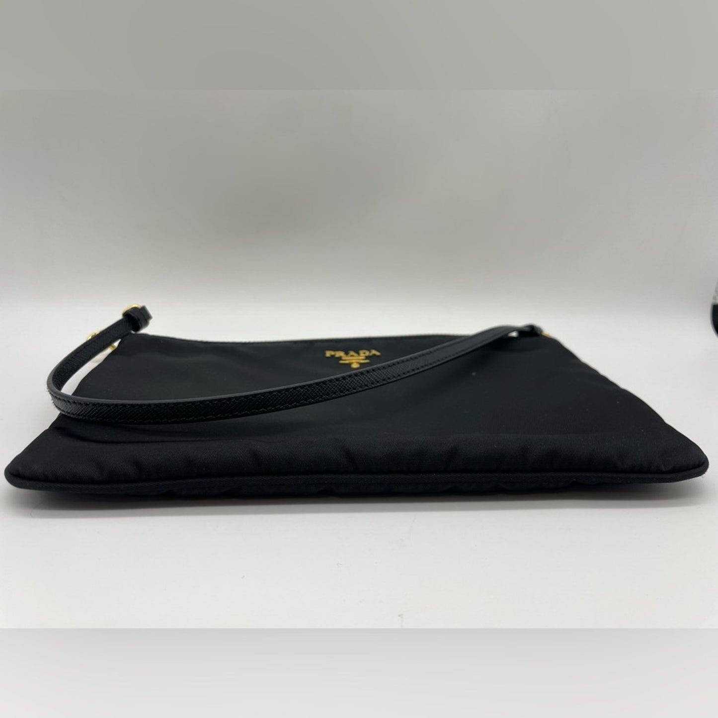 Prada Nylon Pochette Hand Bag