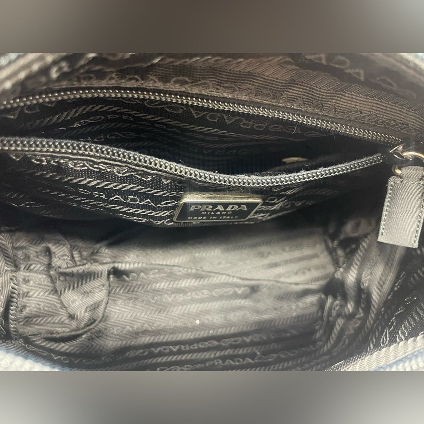 Prada Black Nylon Tote Bag