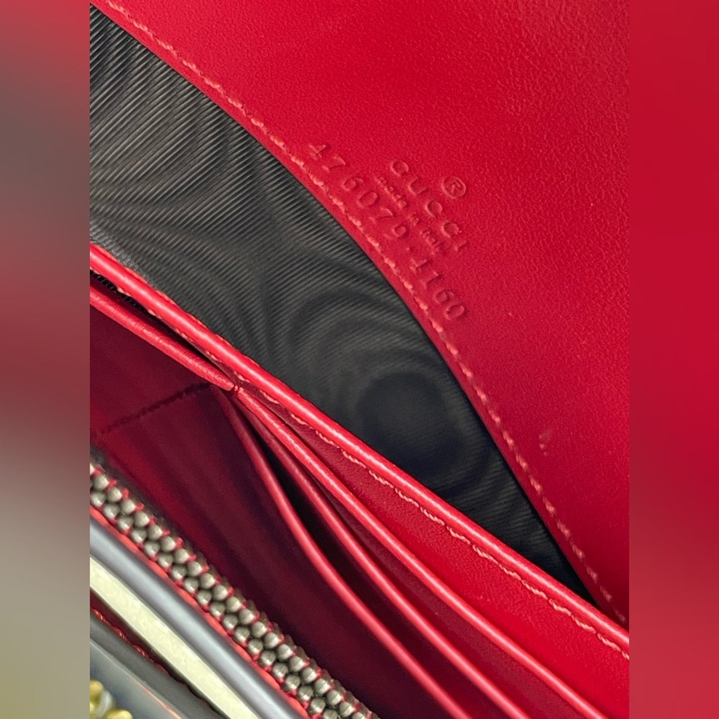 Gucci Bee Wallet/Clutch on Chain