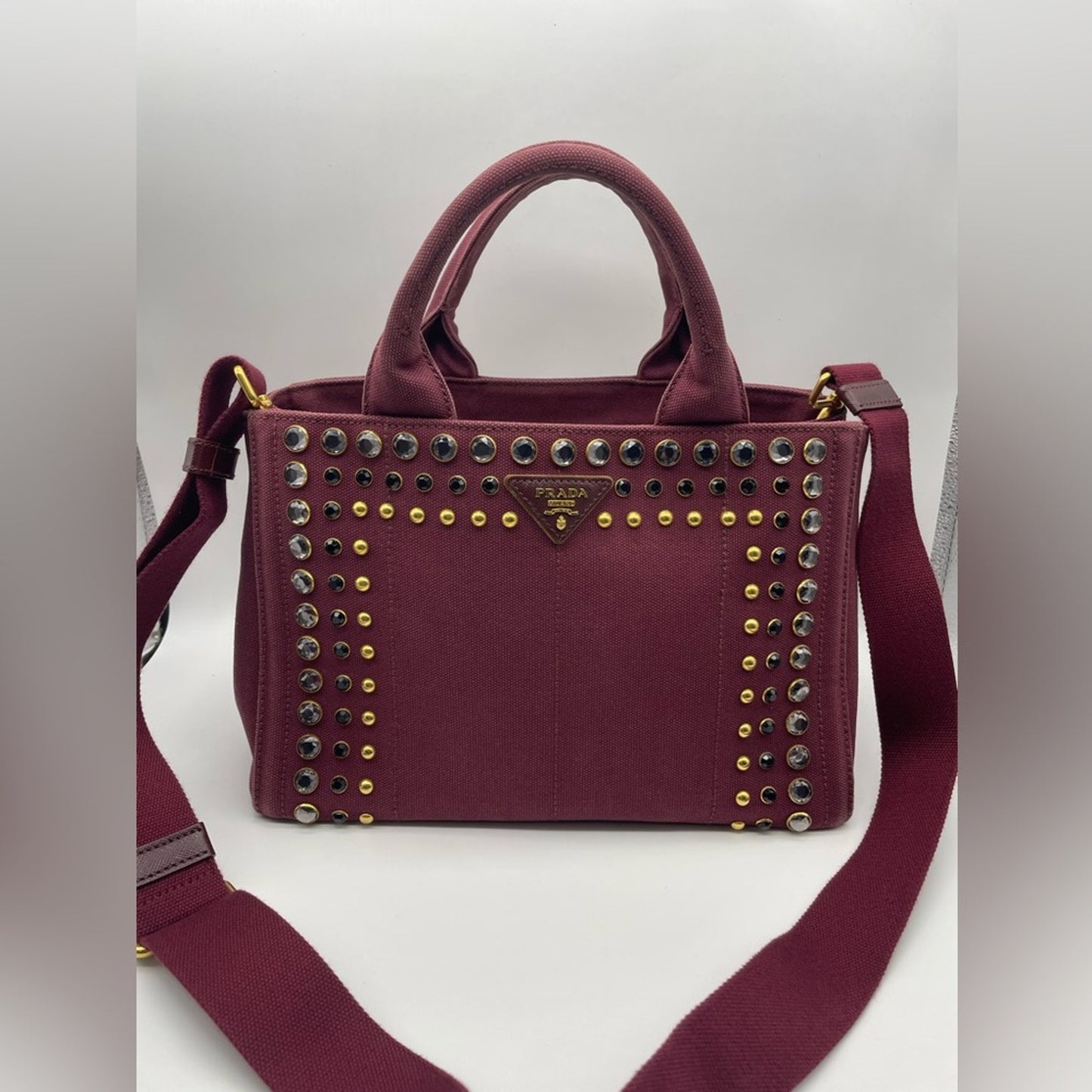 Prada Canapa Two Way Bag
