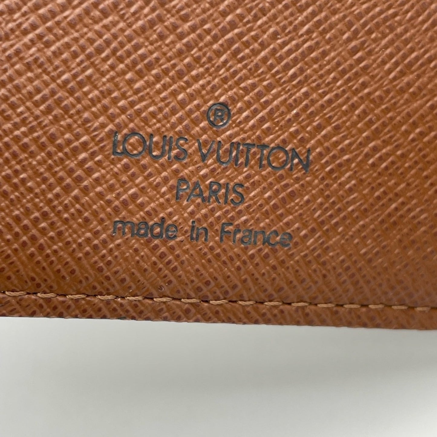 Louis Vuitton Brown Monogram Passport Holder Wallet