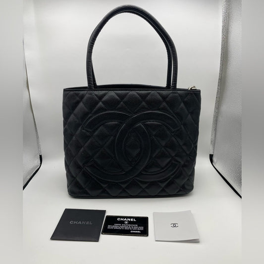 SOLD! Chanel Medallion Caviar Tote Bag