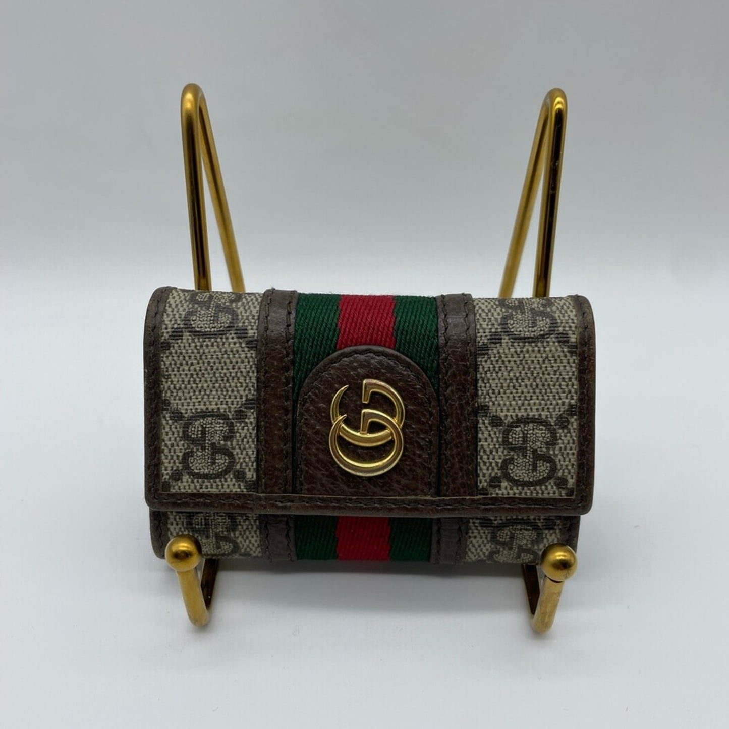 SOLD! Gucci Sherry Line PVC leather Key Case