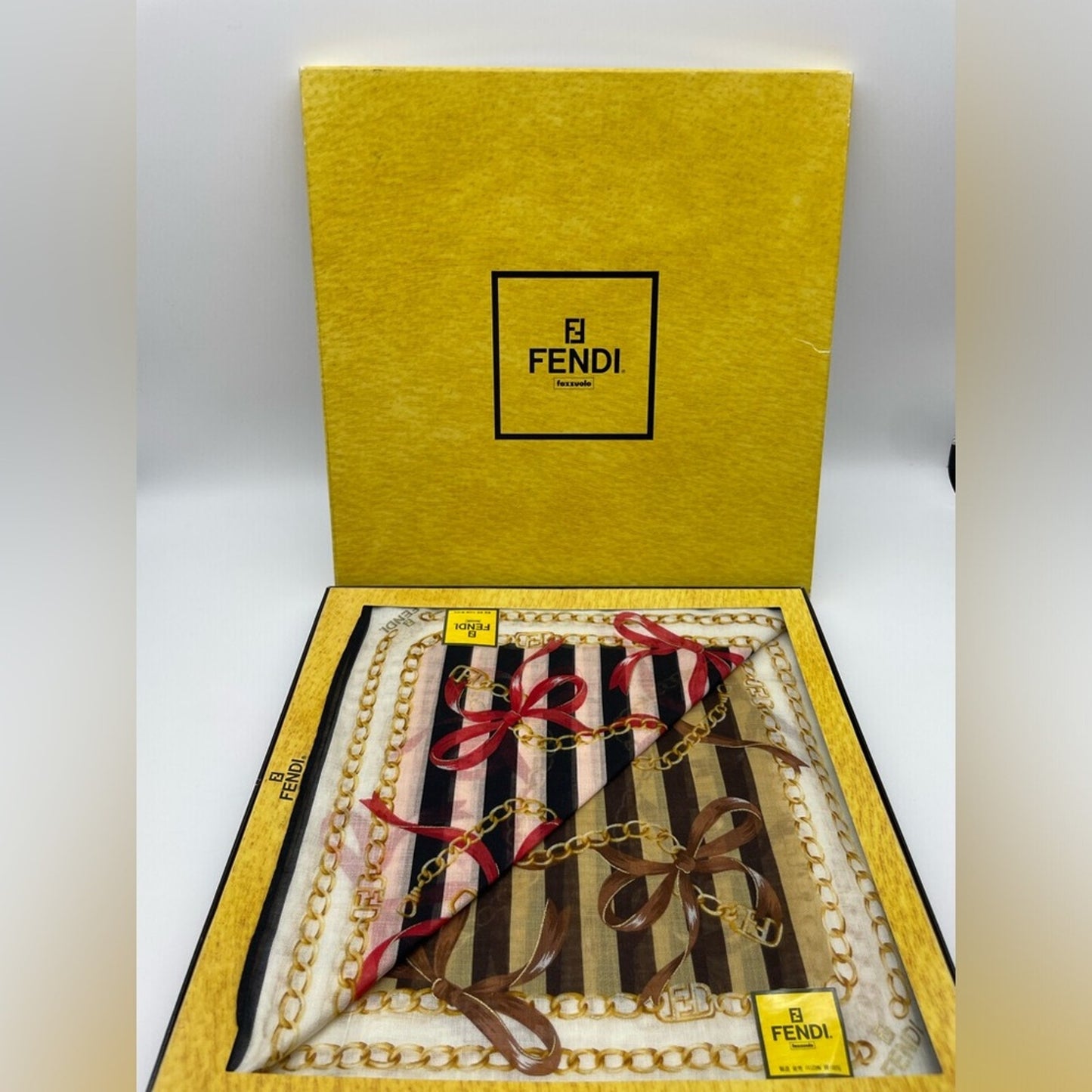 Fendi Handkerchief Mini Scarf Set