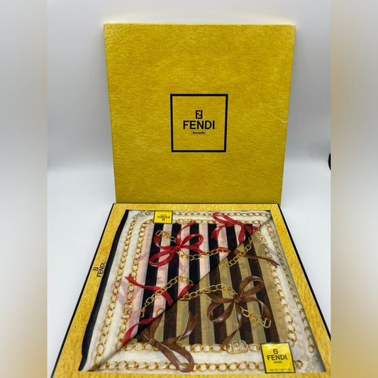 Fendi Handkerchief Mini Scarf Set