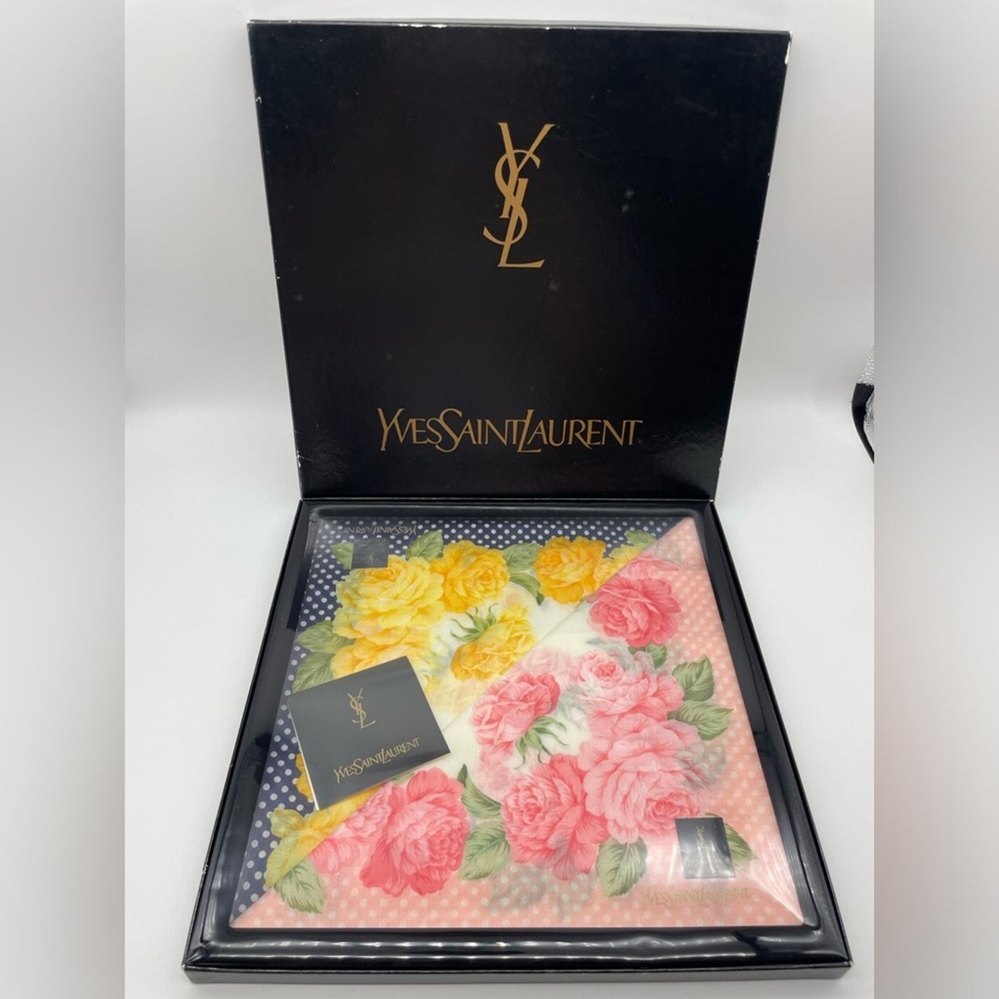 YSL Handkerchief Mini Scarf