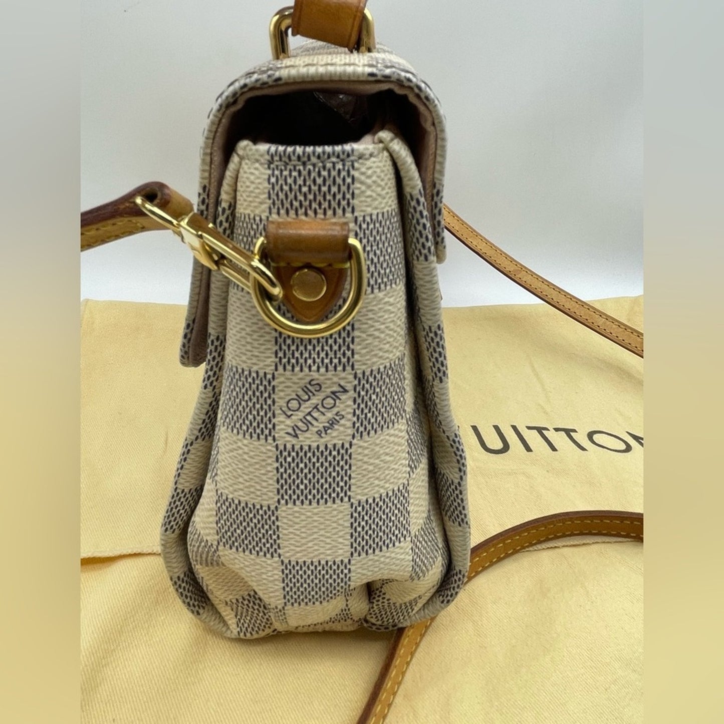 Louis Vuitton Damier Azur Croisette Two Way Bag