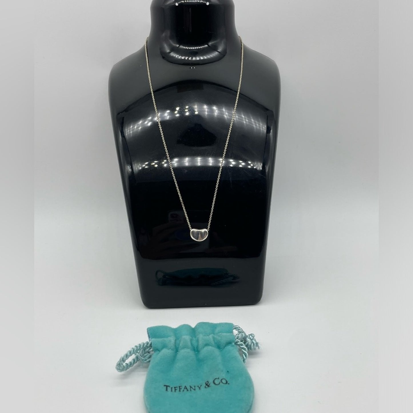 SOLD! Tiffany and Co Bean Silver 925 Necklace