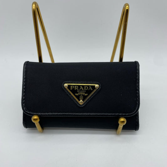SOLD! Prada Nylon with leather Key Case