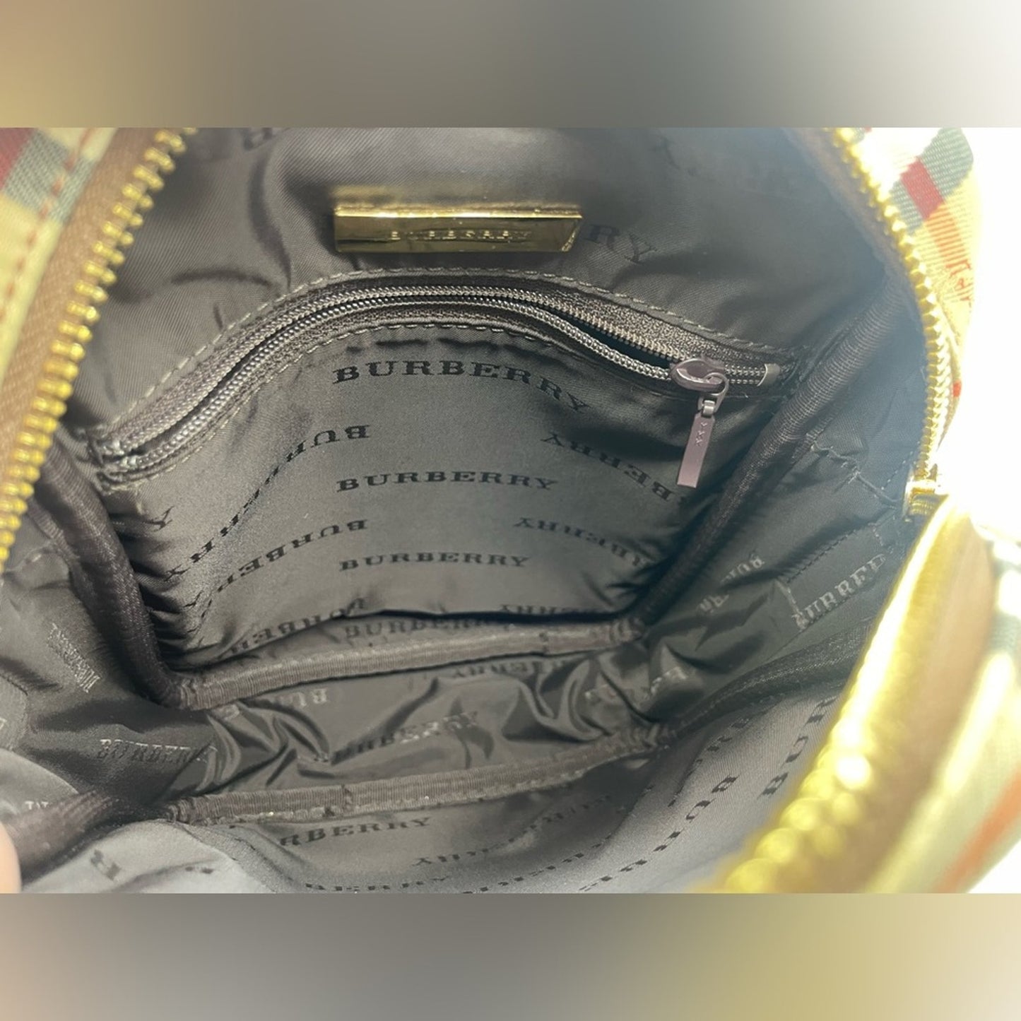 SOLD! Burberry Nova Print Sling/Crossbody Bag