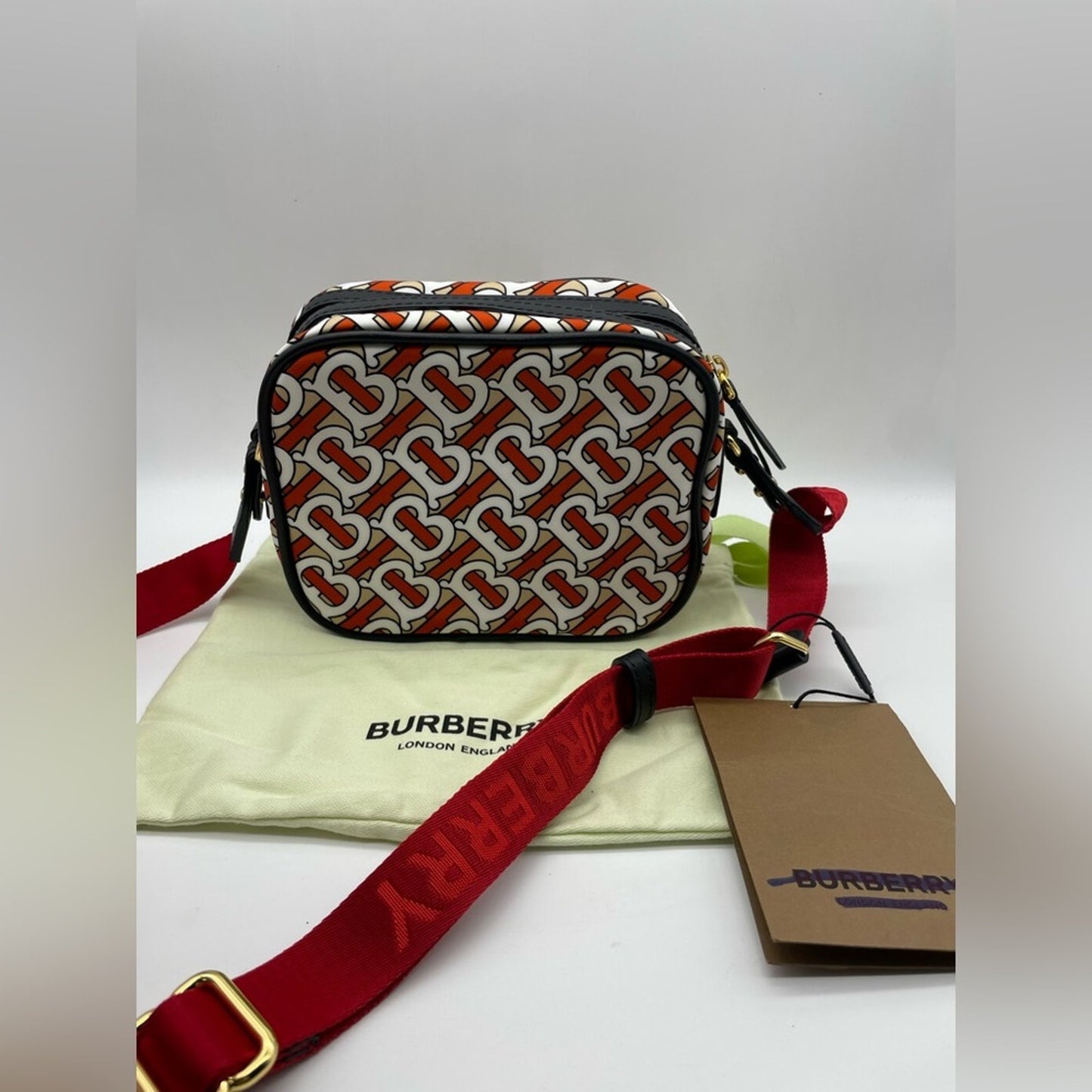 Burberry Camera Print Sling/Crossbody Bag