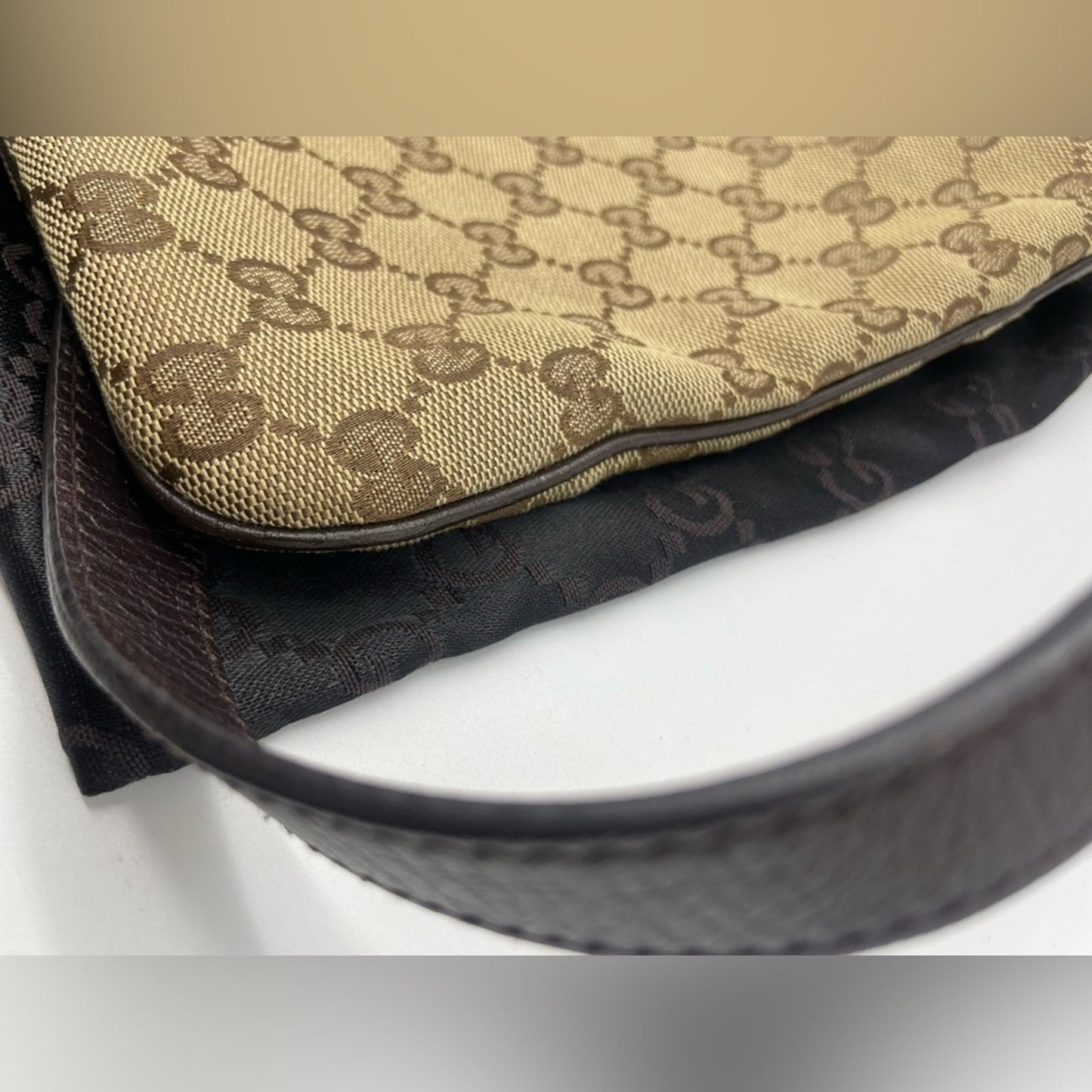 Gucci SherryLine Canvas Sling/Crossbody Bag