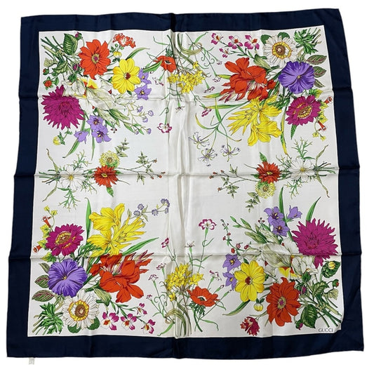 SOLD! Gucci Flora Silk Scarf