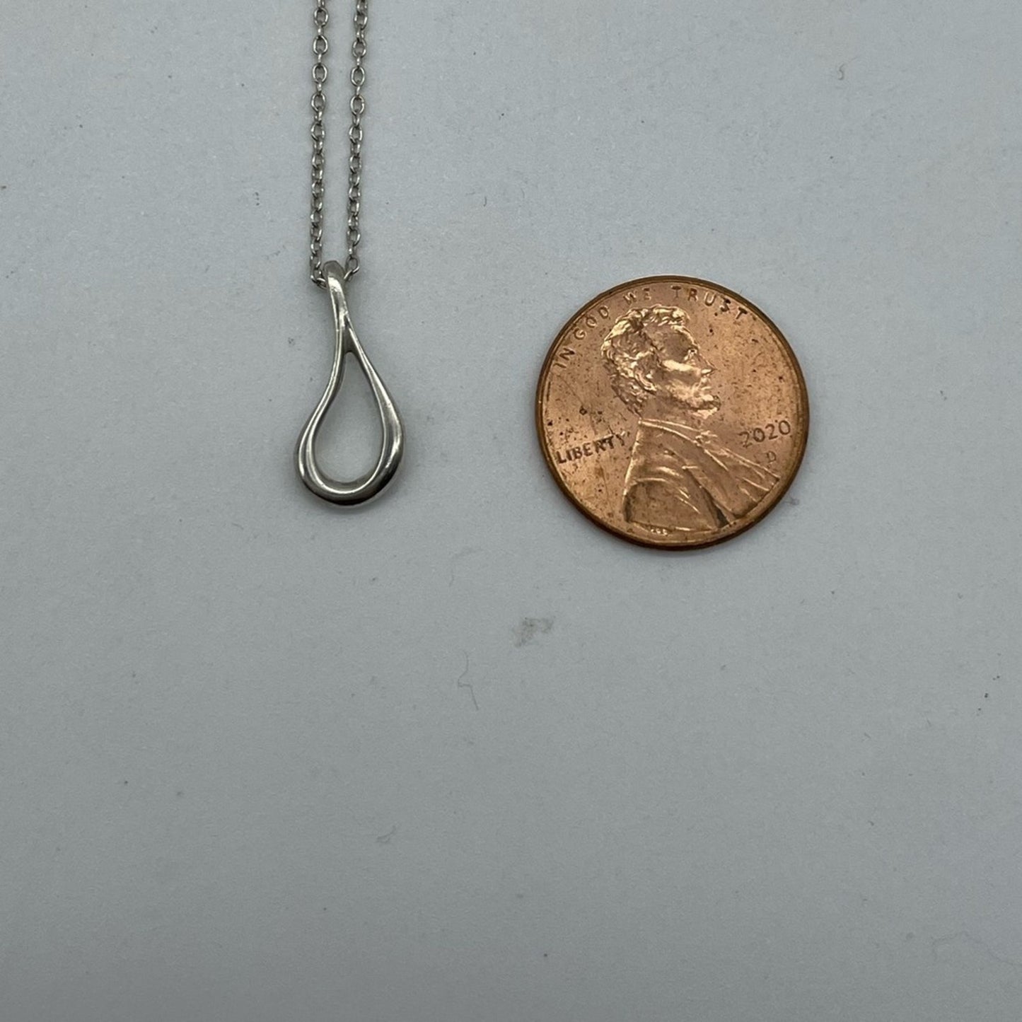 Tiffany and Co Drop Silver 925 Necklace
