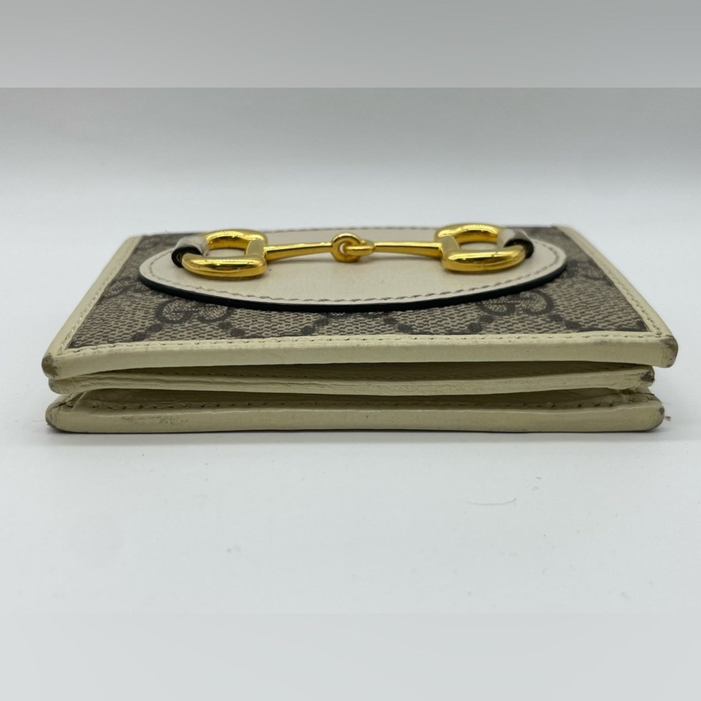 Gucci Horsebit PVC Leather Bifold Wallet