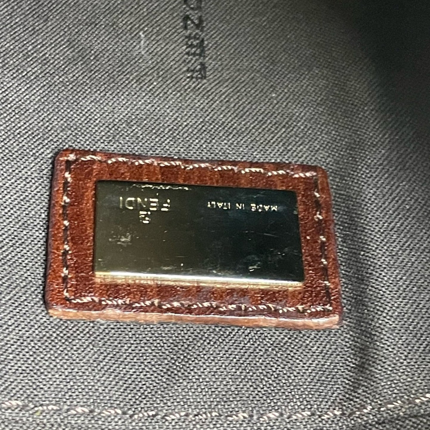 SOLD! Fendi Zucchino Crossbody Bag