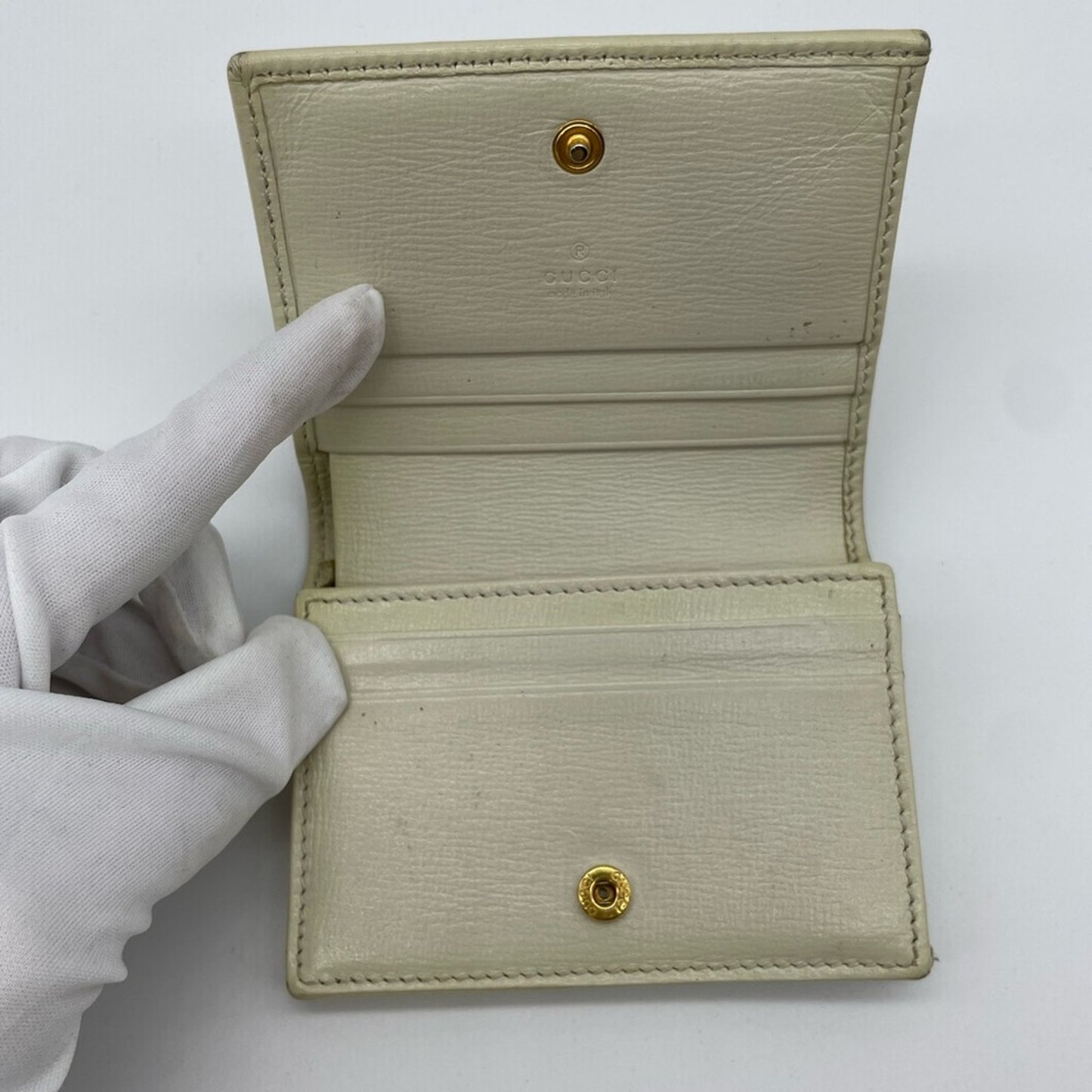 Gucci Horsebit PVC Leather Bifold Wallet