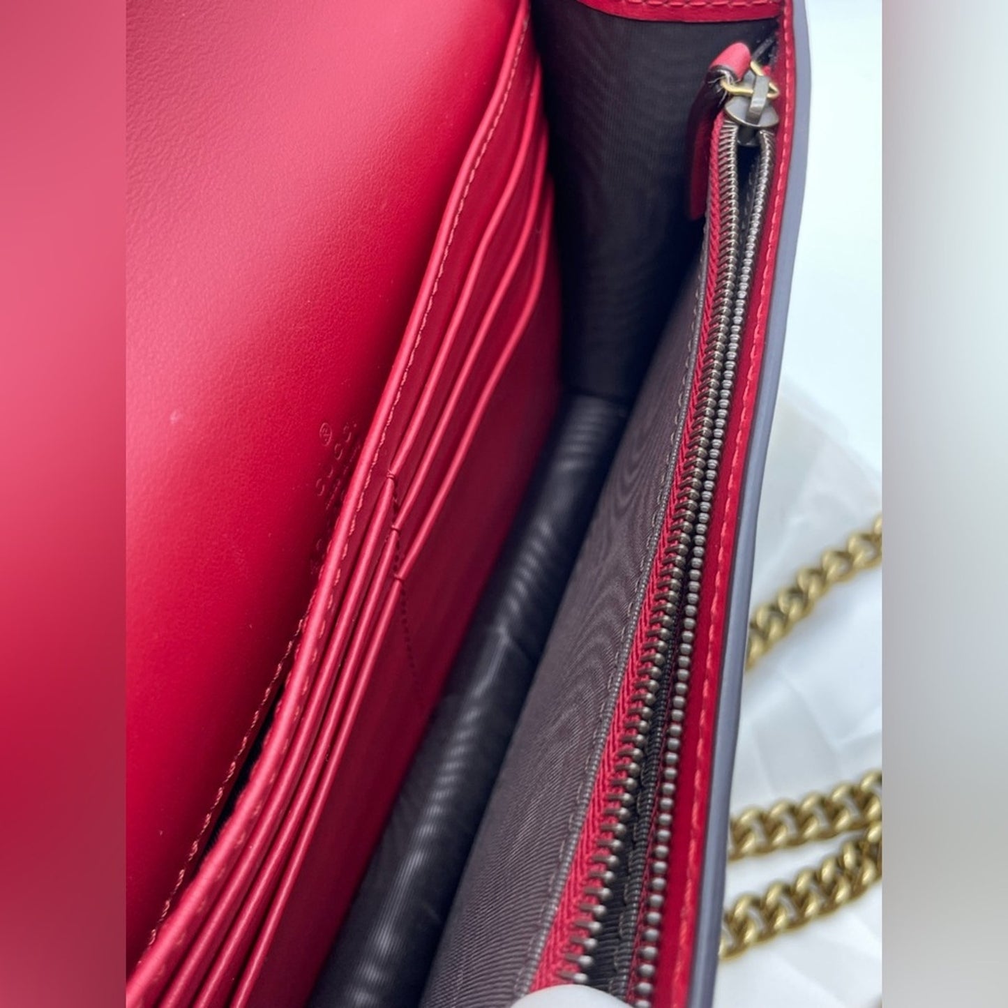 Gucci Bee Wallet/Clutch on Chain