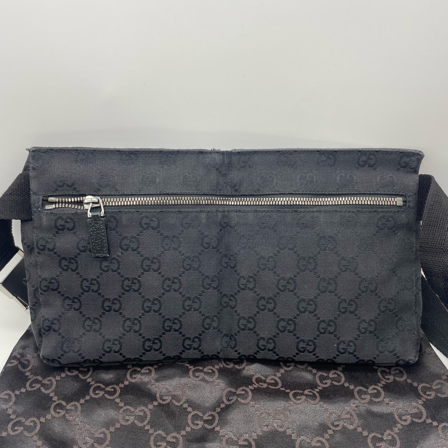 SOLD! Gucci Canvas Belt Bag