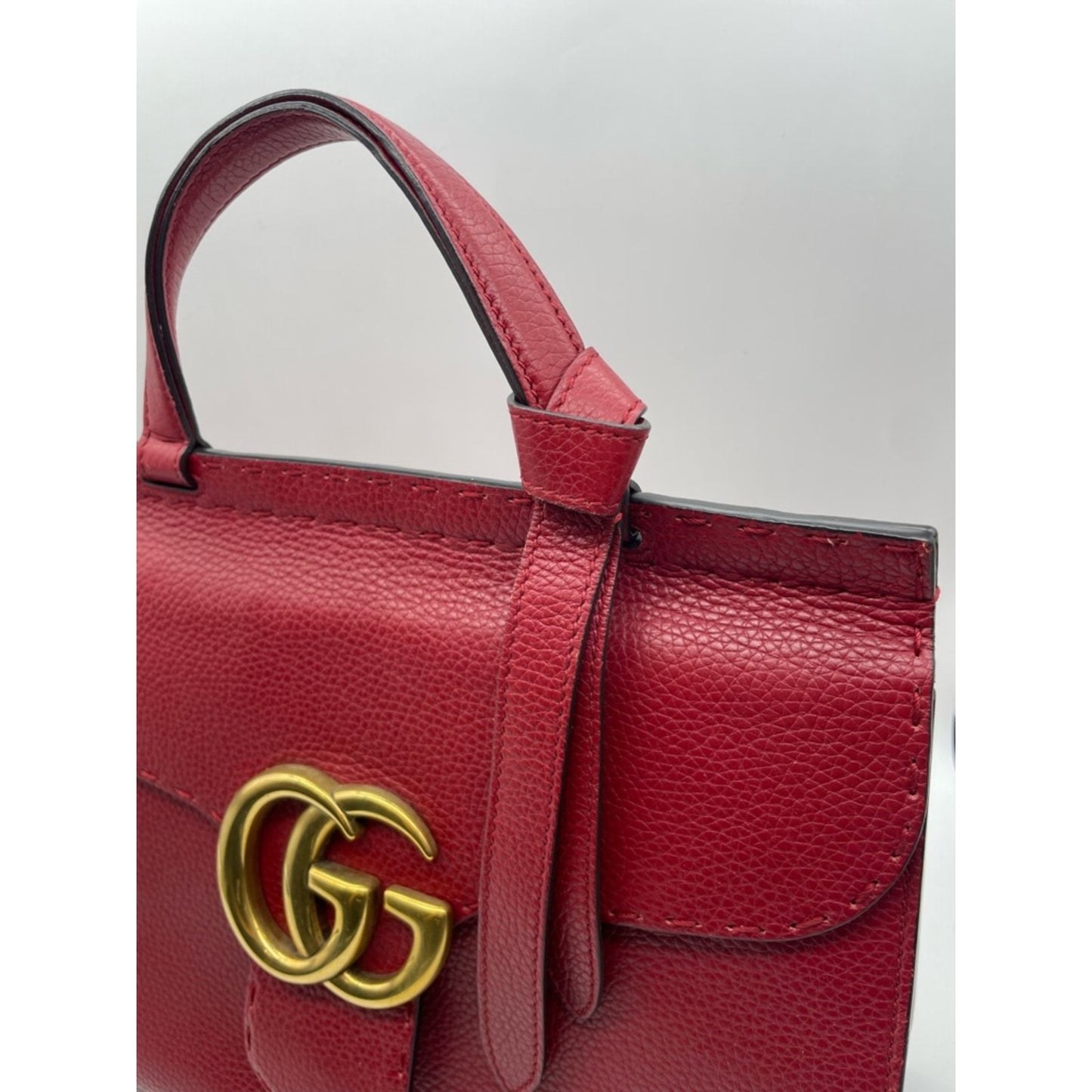 Gucci Marmont Soft Leather Two Way Bag