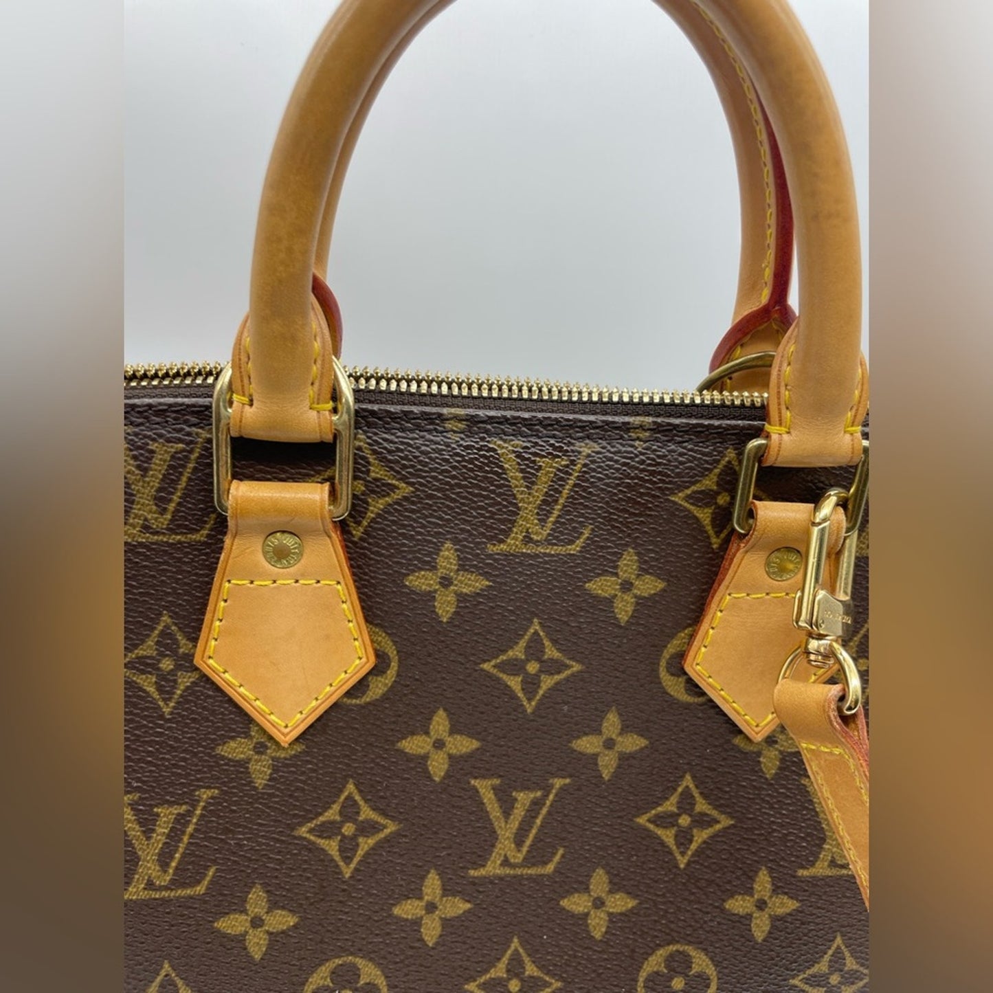SOLD! Louis Vuitton Alma Monogram with LV Strap