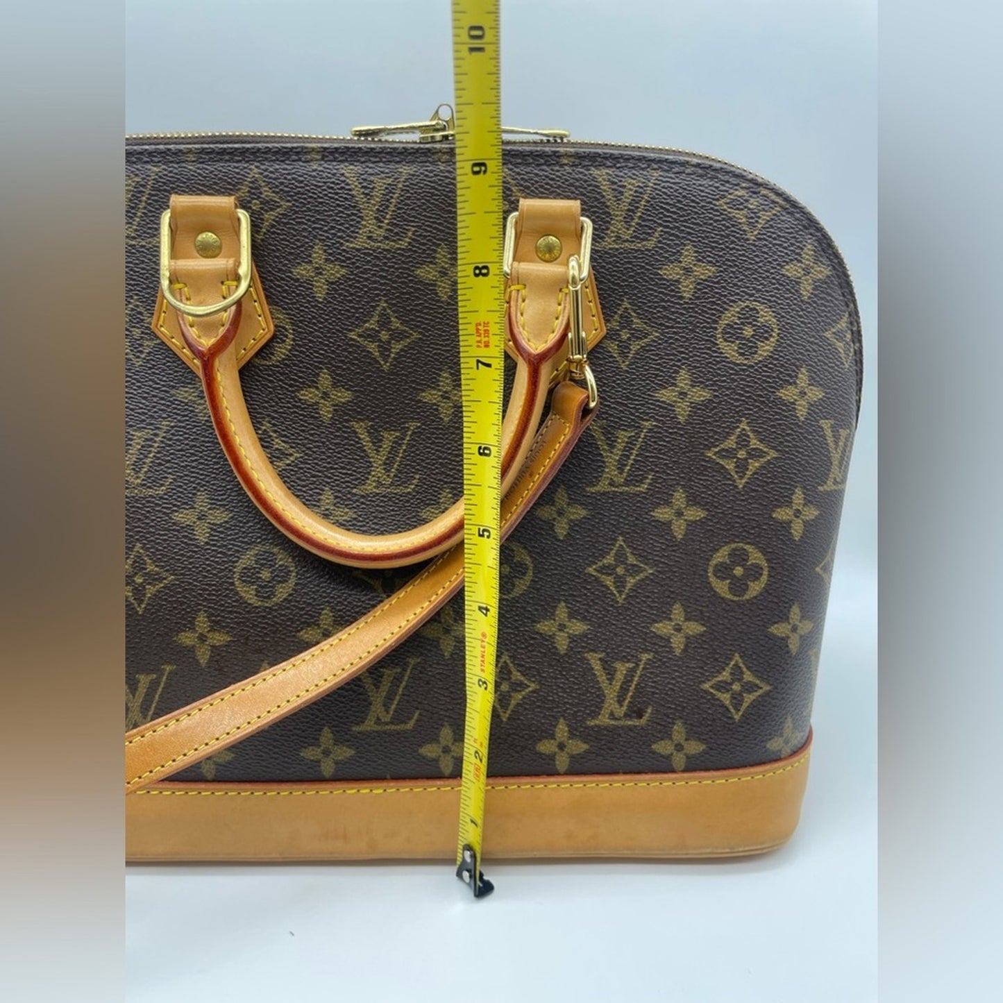 SOLD! Louis Vuitton Alma Monogram with LV Strap