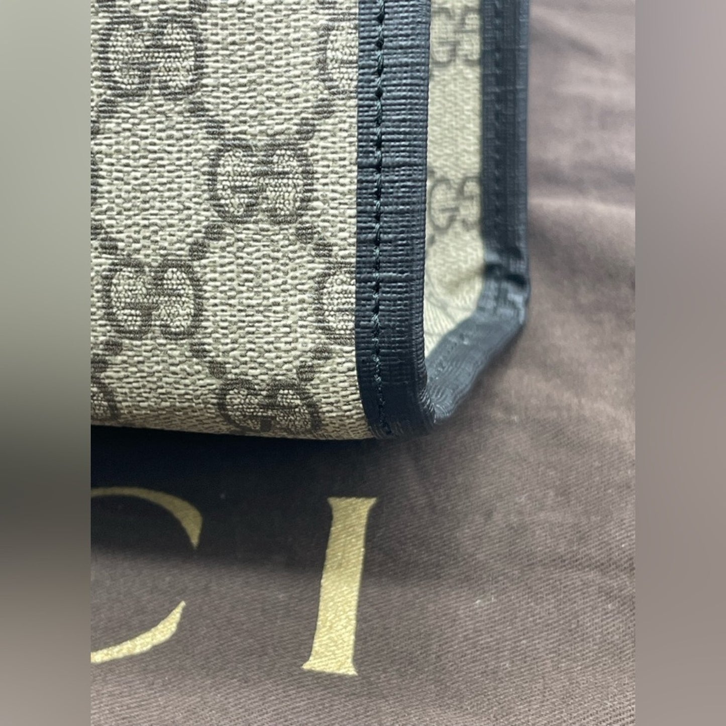 Gucci PVC HandBag with the iconic green cat design