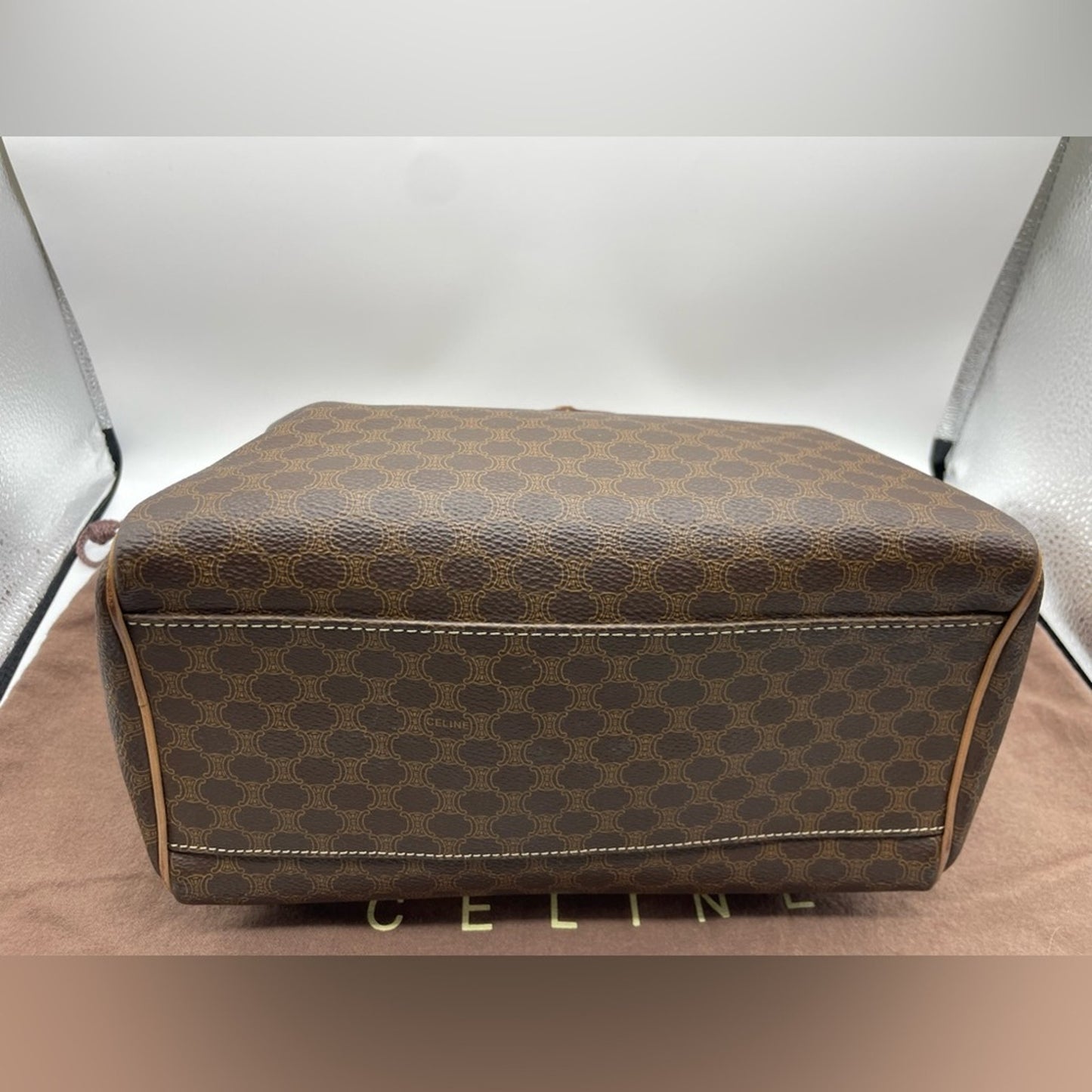 SOLD! Celine Macadam Boston Bag