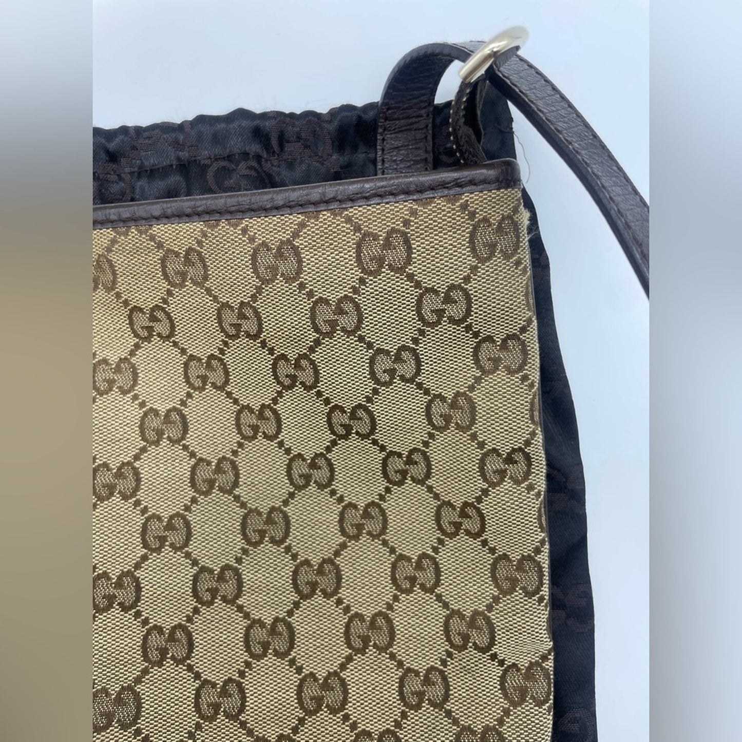 Gucci SherryLine Canvas Sling/Crossbody Bag