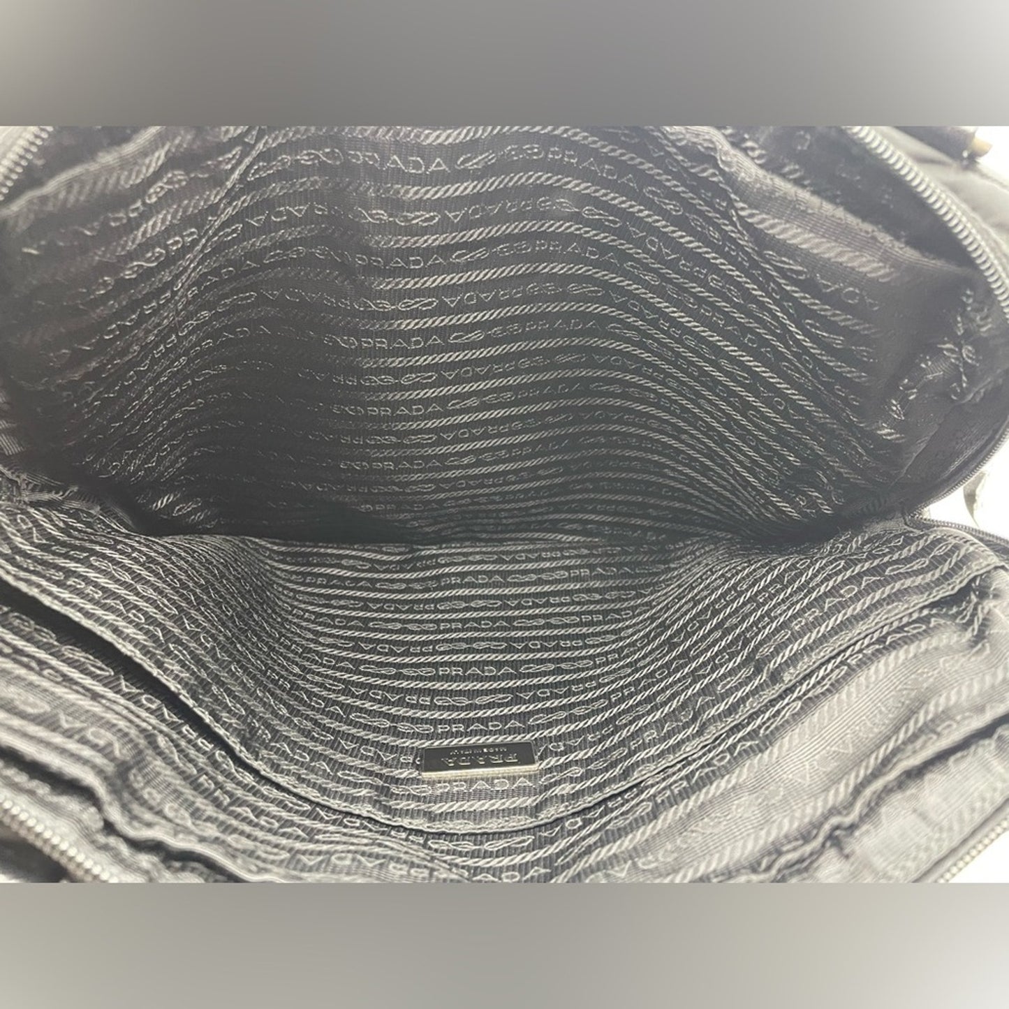 Prada Nylon Crossbody Work Bag