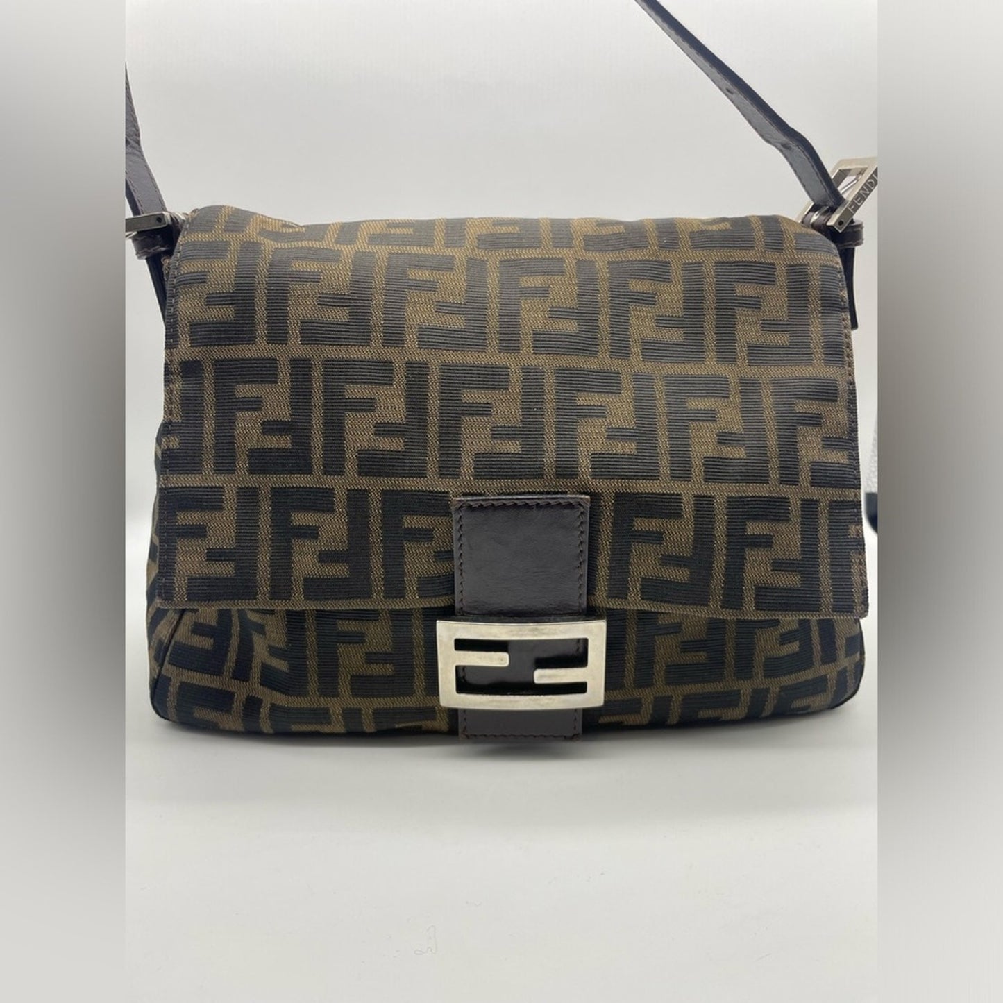 SOLD! Fendi Zucca Baguette Bag
