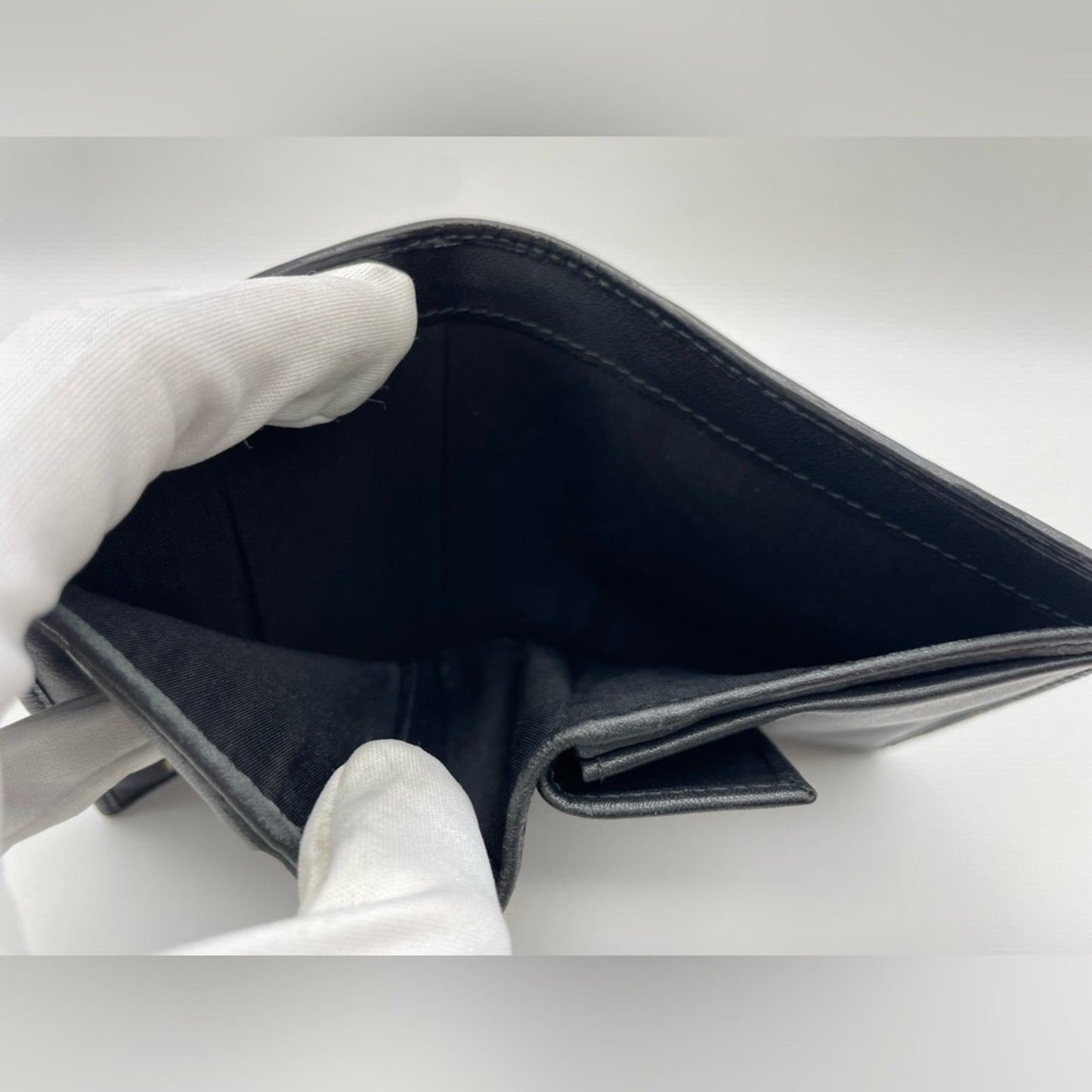 SOLD! Prada Black Leather Wallet