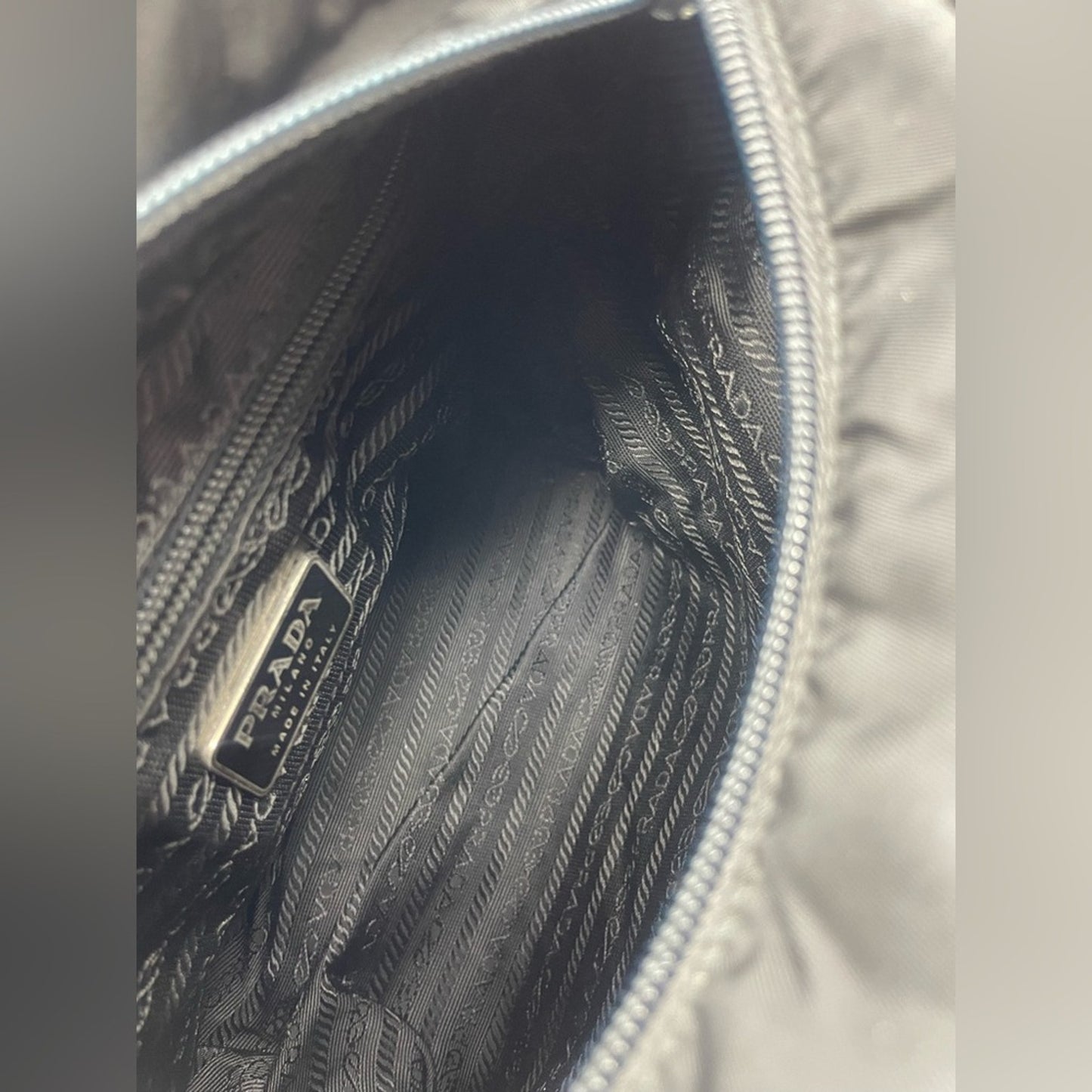 Prada Black Nylon Tote Bag