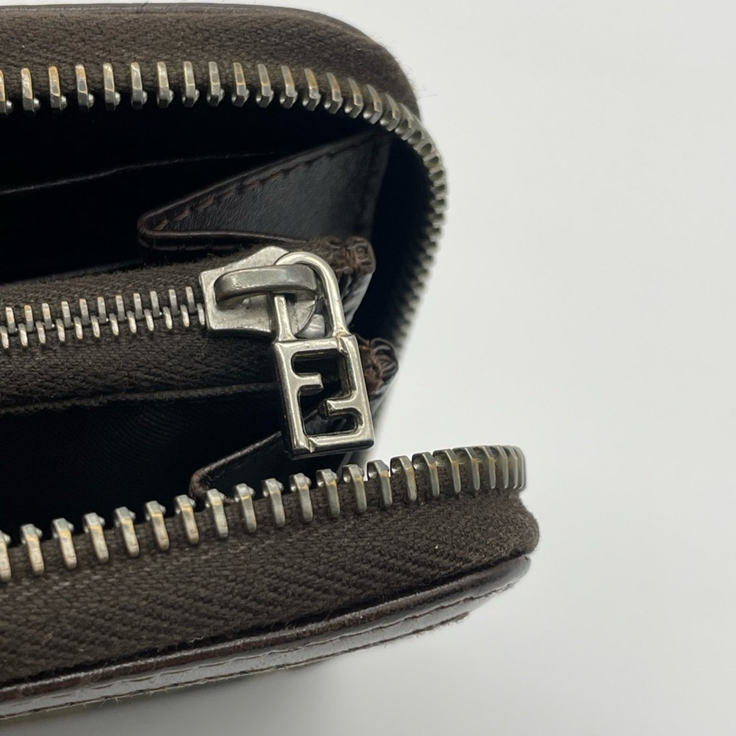 Fendi Zucca Zippy Wallet