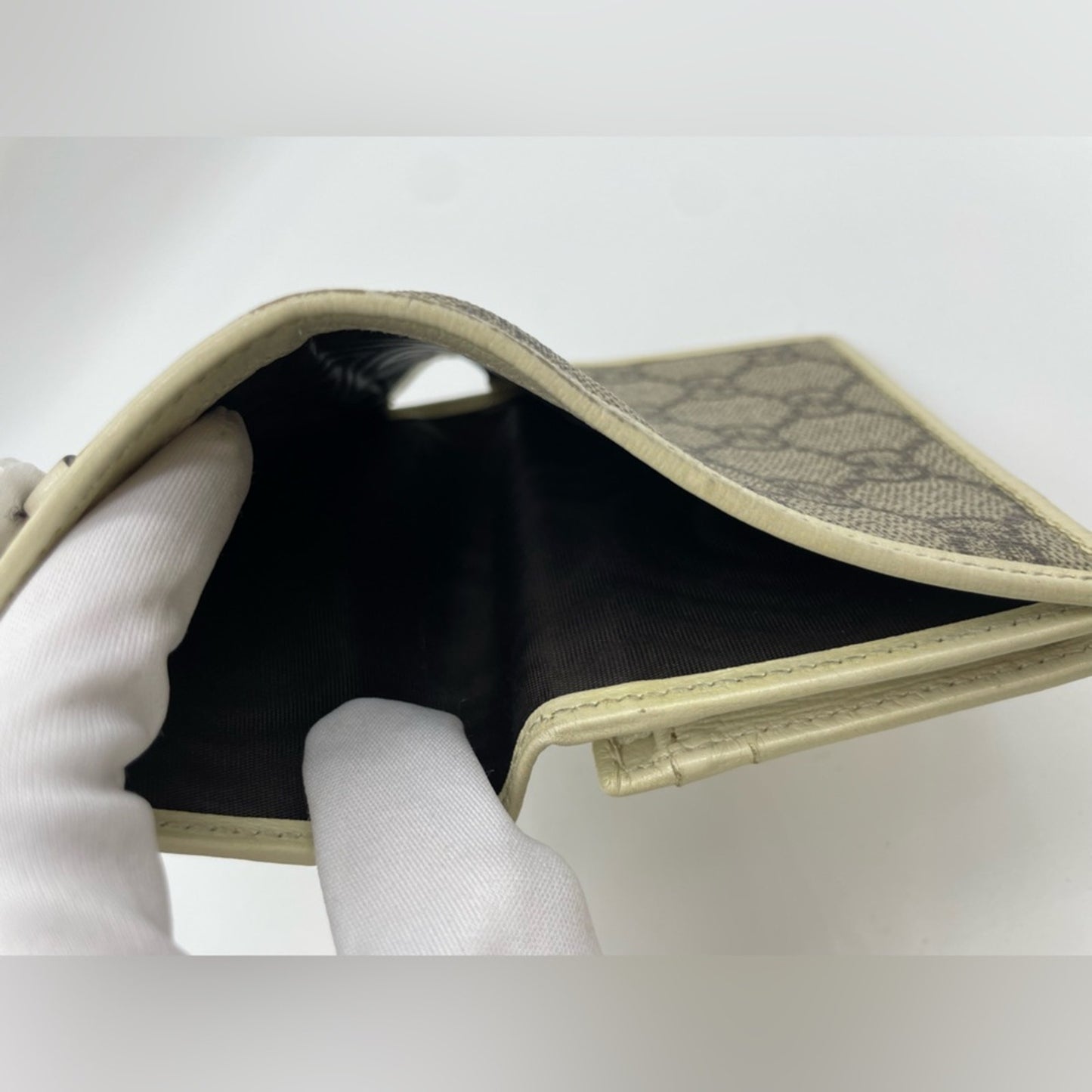 Gucci Horsebit PVC Leather Bifold Wallet