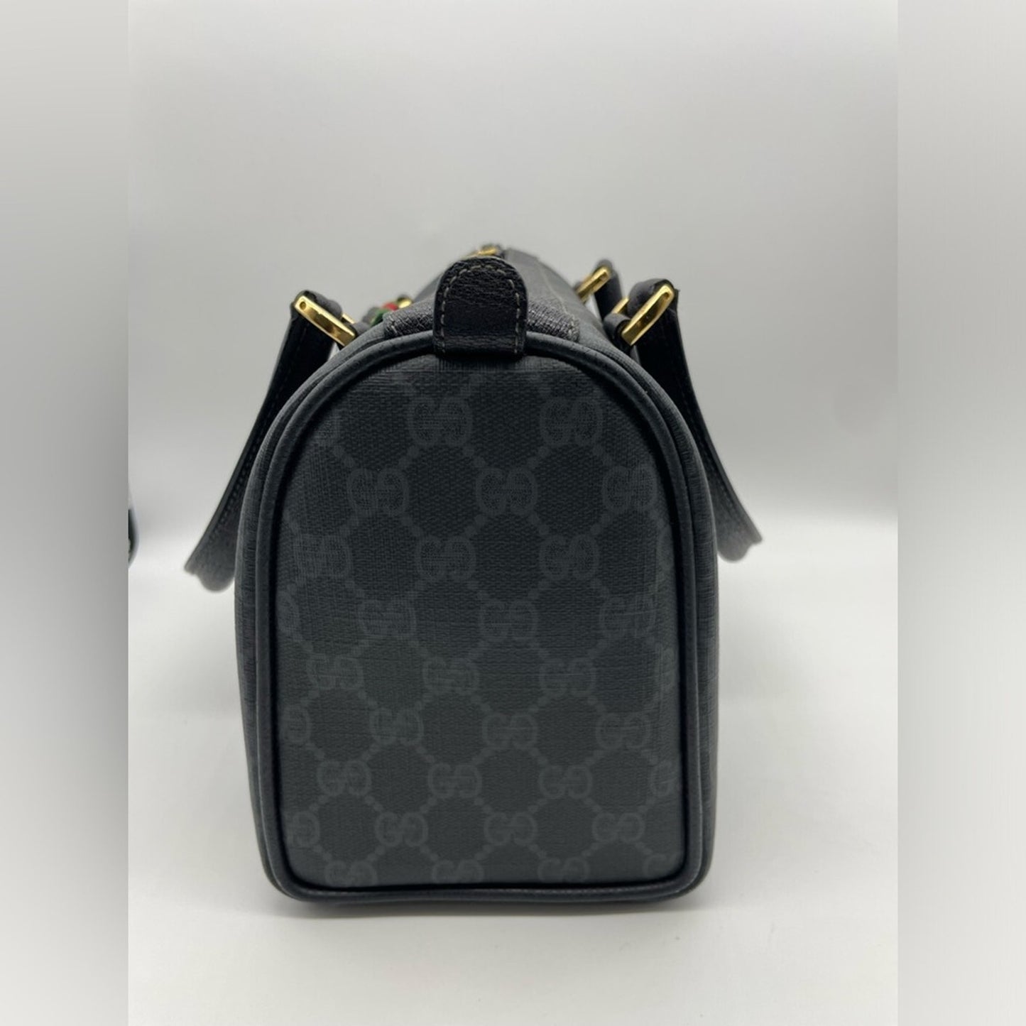 Gucci Sherryline PVC Leather Boston Handbag