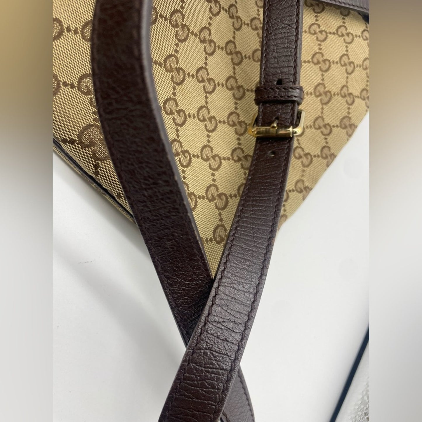 Gucci SherryLine Canvas Sling/Crossbody Bag