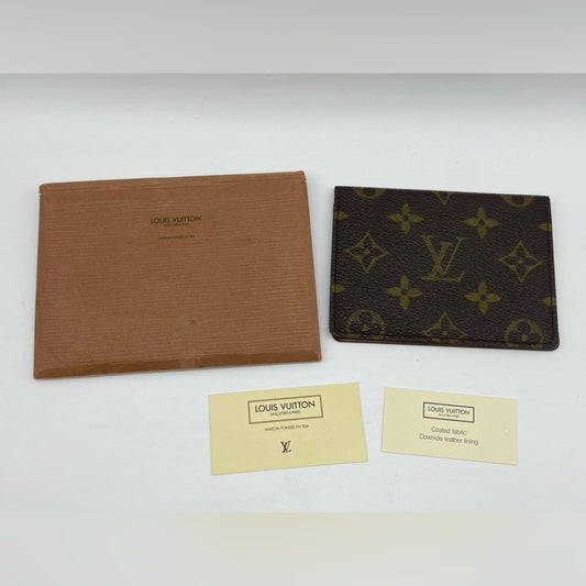 Louis Vuitton Monogram Card Case Bifold Wallet